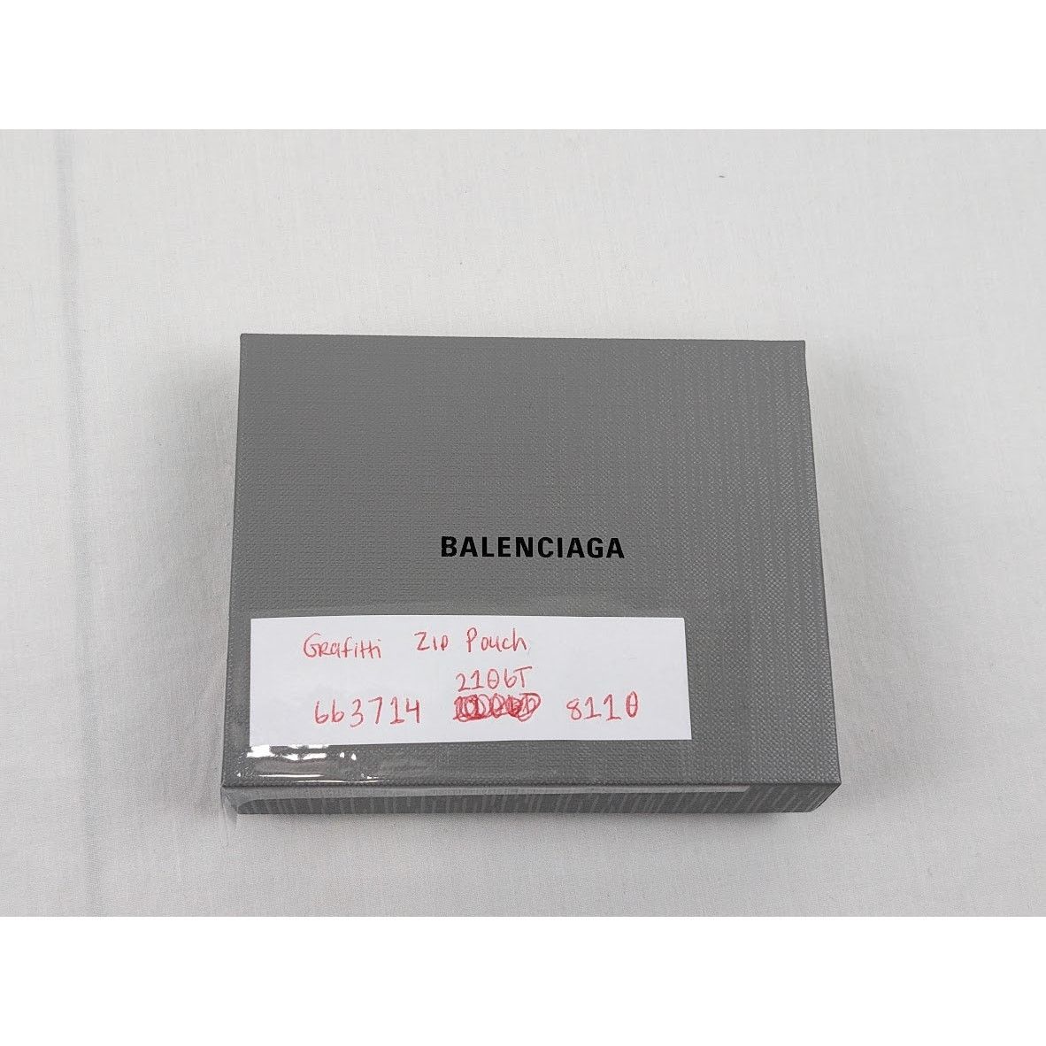 Balenciaga o1rshd1 Size: OS / Grafitti Zip Pouch in Multicolor Size ONE SIZE - 14 Thumbnail