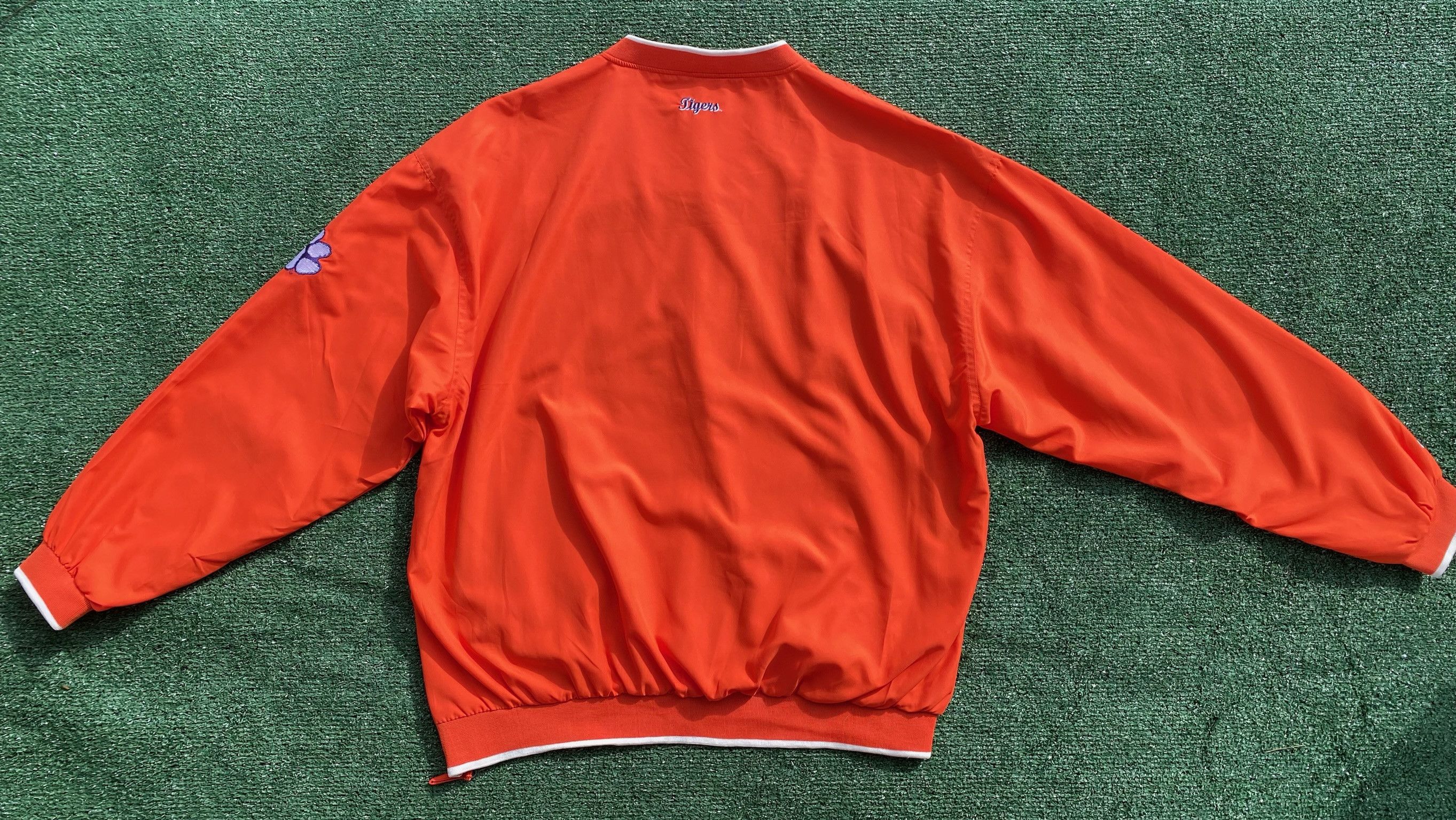 Other Y2K Clemson Tigers Embroidered Orange Pullover Jacket 2XL Size US XXL / EU 58 / 5 - 8 Thumbnail