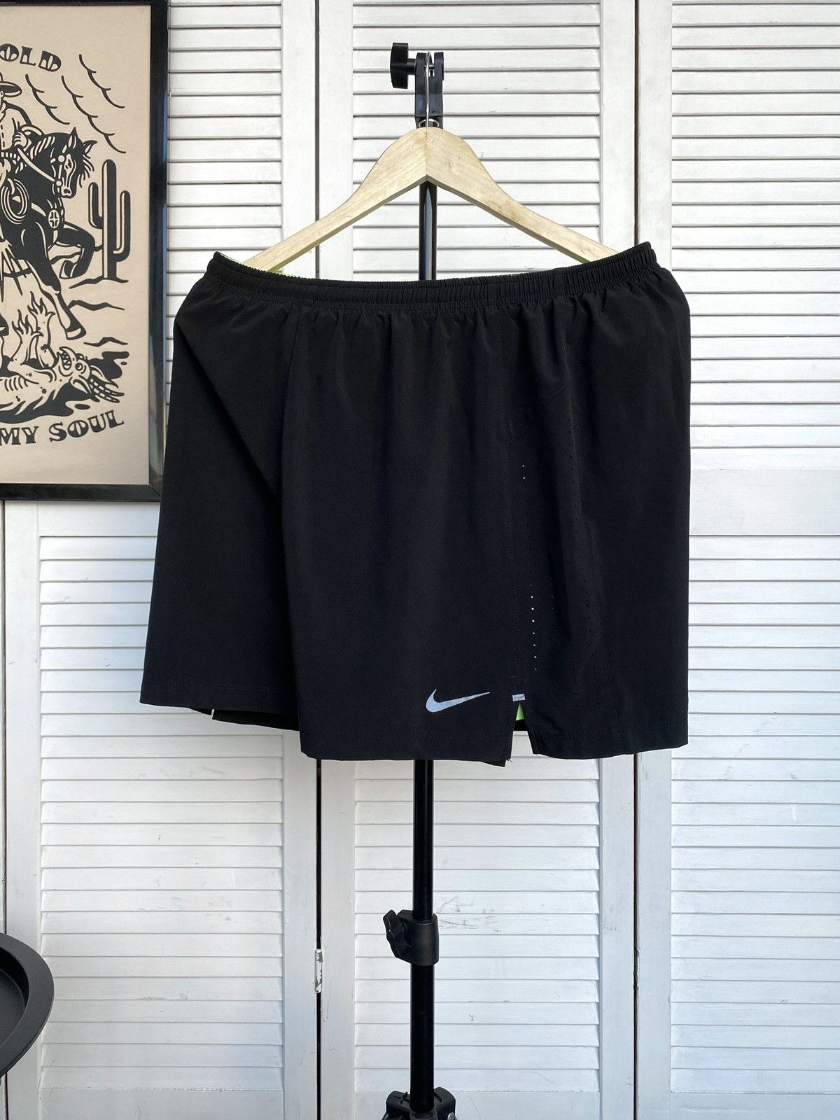 Nike Nike Flex Stride Men's 2 in 1 Running Shorts Black Size US 34 / EU 50 - 8 Thumbnail