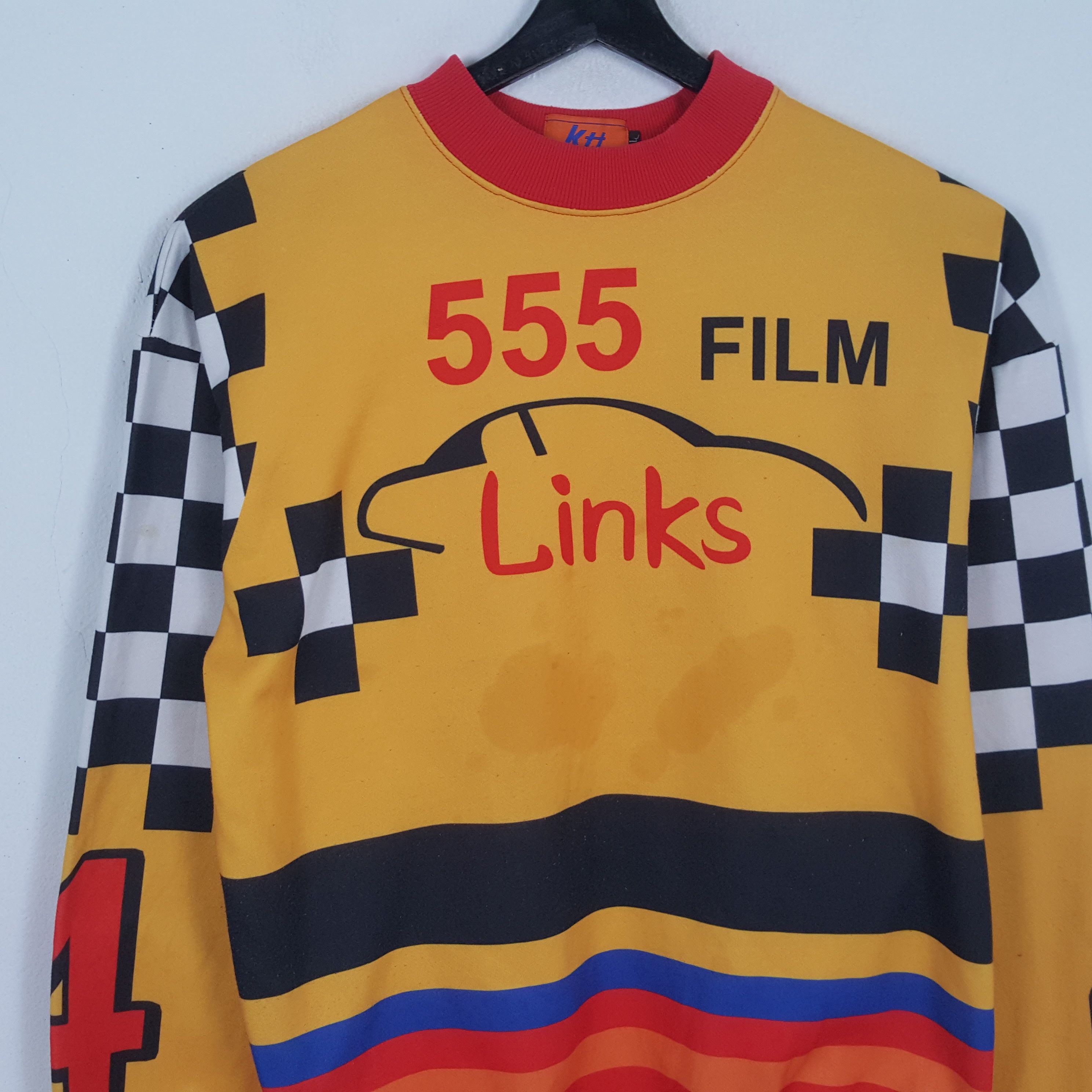 Japanese Brand × Vintage 555 FILM LINK Japanese Style Nice Design Sweatshirt Size US L / EU 52-54 / 3 - 2 Thumbnail