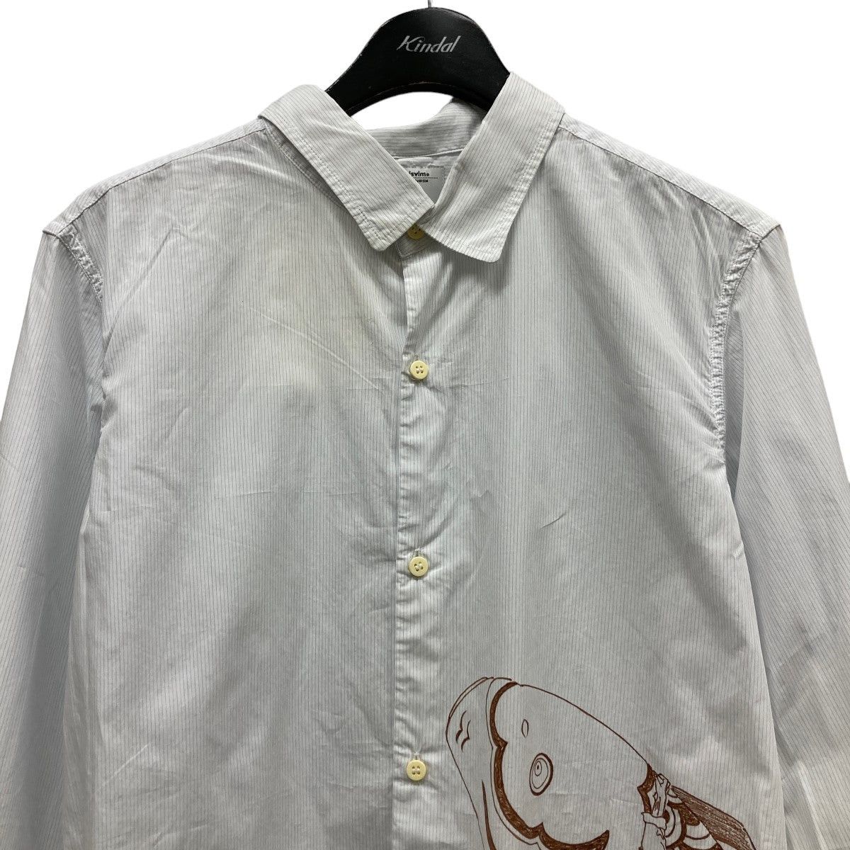 Visvim visvim 17aw Shirt Stripe carp print shirt 0117205011013 Size US XL / EU 56 / 4 - 3 Thumbnail