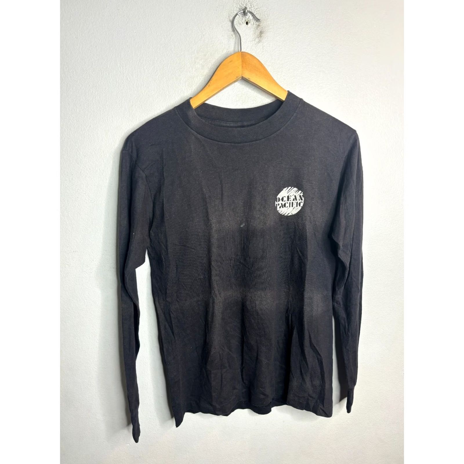 Ocean Pacific VINTAGE Ocean Pacific T-Shirt Surfing OP 80s Long Sleeve Black Mens Small Graphic Zone 7/10 Size US S / EU 44-46 / 1 - 4 Thumbnail