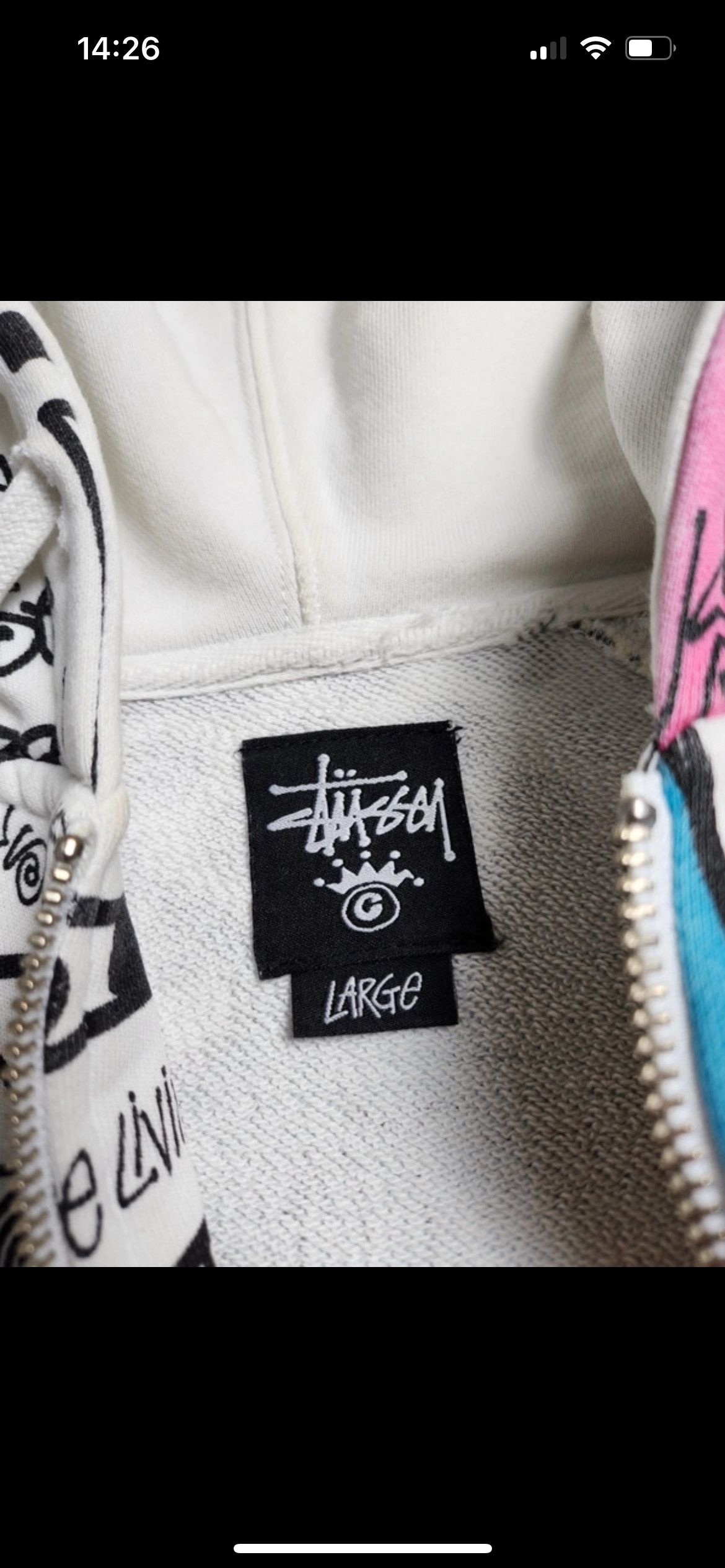 Stussy Stussy hoodie Size US L / EU 52-54 / 3 - 4 Thumbnail