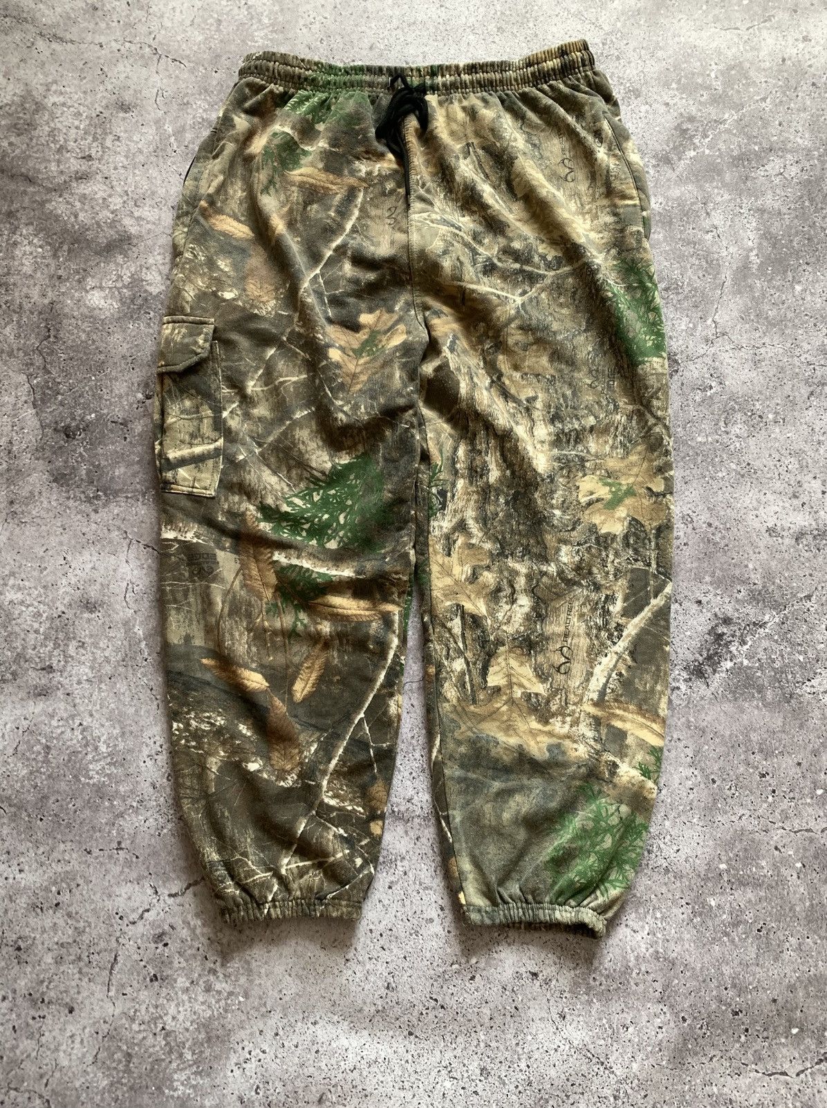 Realtree 🔥VINTAGE REAL TREE FADED SWEATPANTS JOGGER OVERSIZED PANTS Size US 34 / EU 50 - 3 Thumbnail