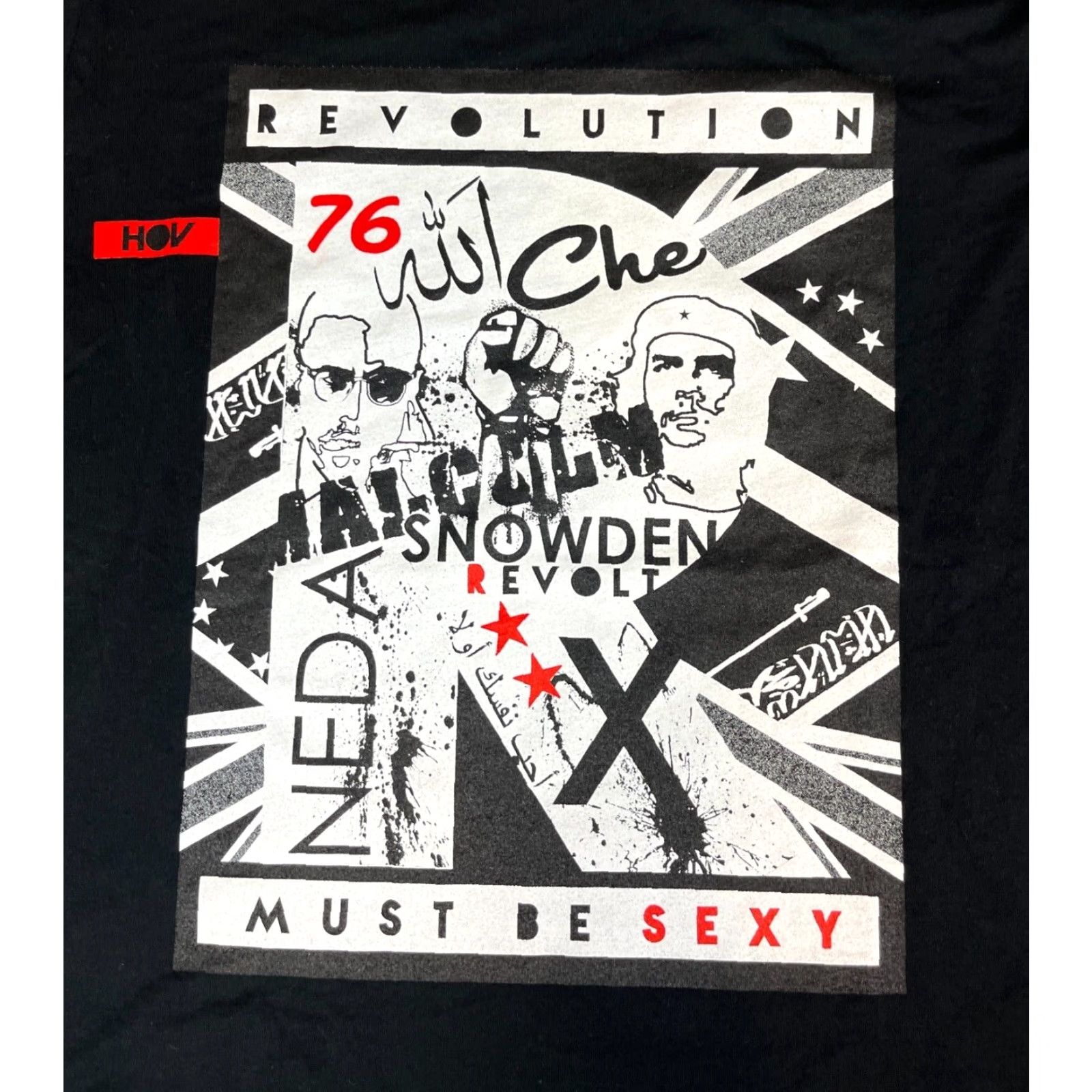 Vintage NWOT 'Revolution Must Be Sexy' T-Shirt Sz M Unbranded Unisex Adults Short Sleeve Crew Neck 100% Cotton Black Mens Womens Size US M / EU 48-50 / 2 - 3 Thumbnail