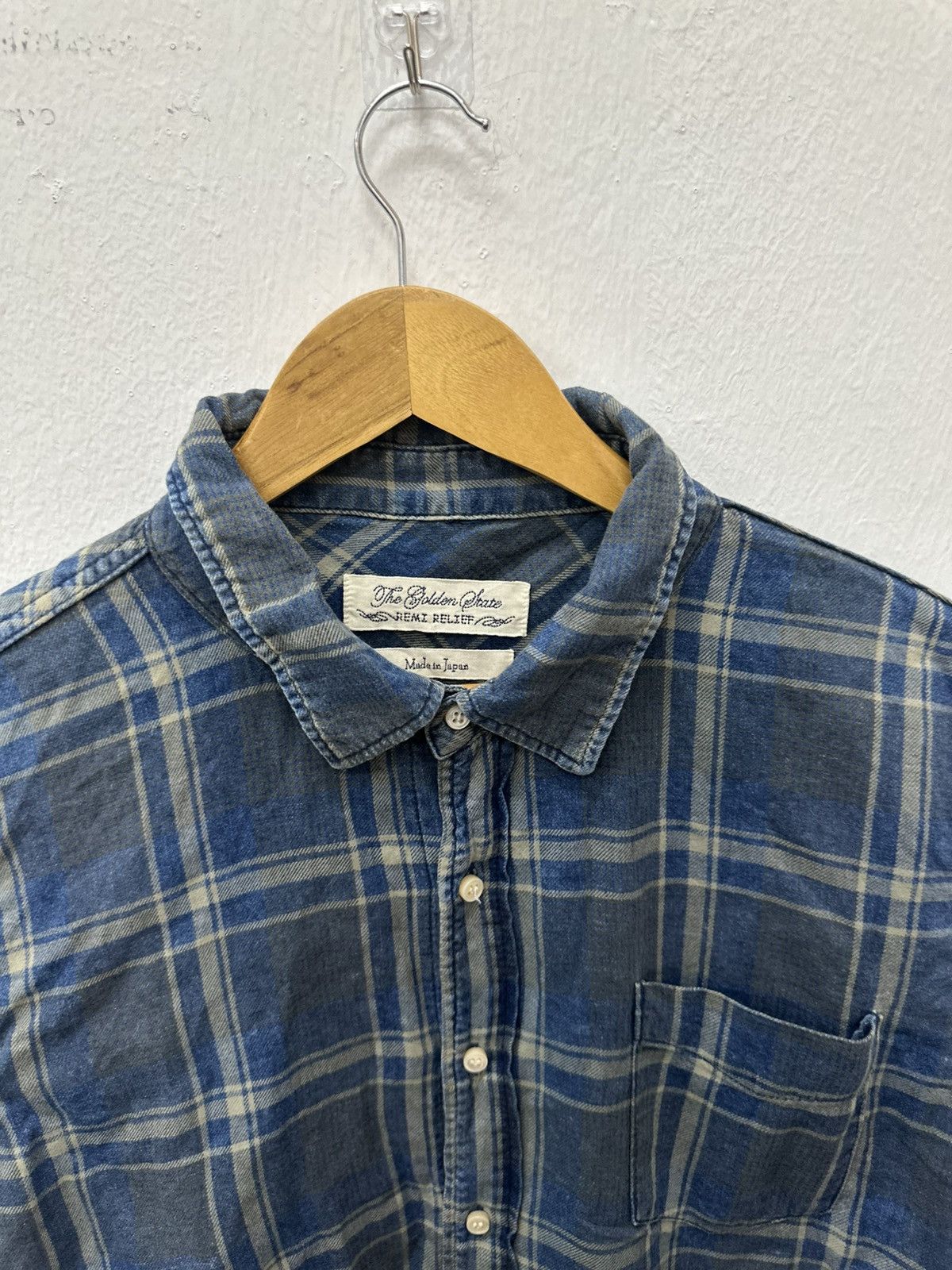 Remi Relief Remi Relief Japan Small Hidden Pocket Flannel Shirt Size US M / EU 48-50 / 2 - 17 Thumbnail