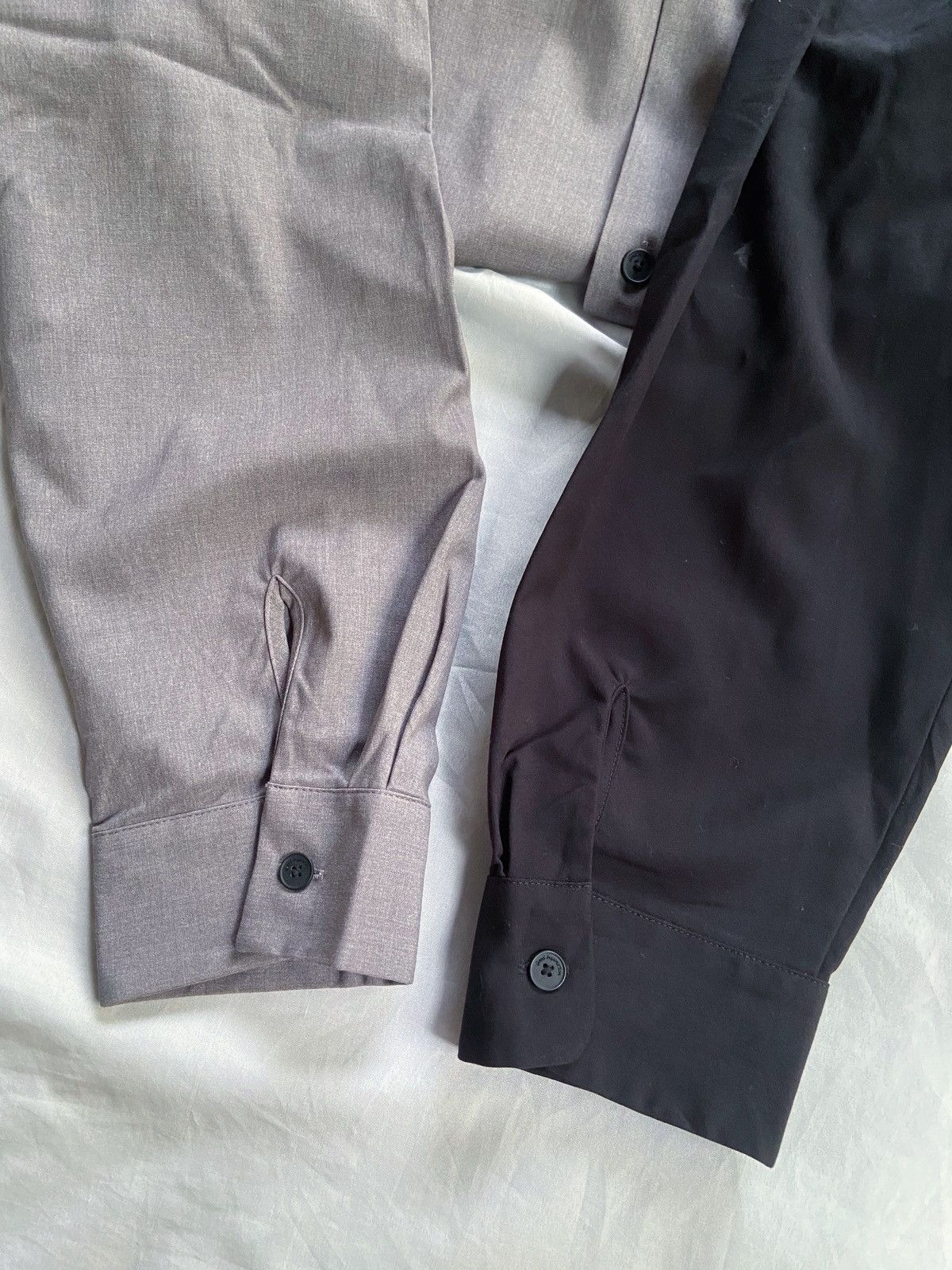 GU × Maison MIHARA YASUHIRO MIHARAYASUHIRO x G.U TWO TONE COLORS BUTTON DOWN SHIRT Size US XL / EU 56 / 4 - 9 Thumbnail