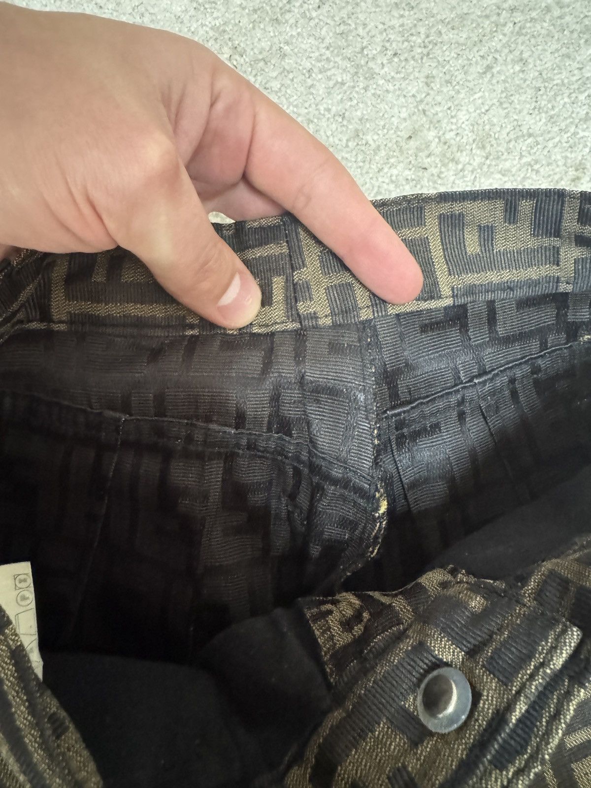 Fendi Fendi vintage Zucca FF monogram pants rare all over print Size 25" / US 0 / IT 36 - 15 Thumbnail