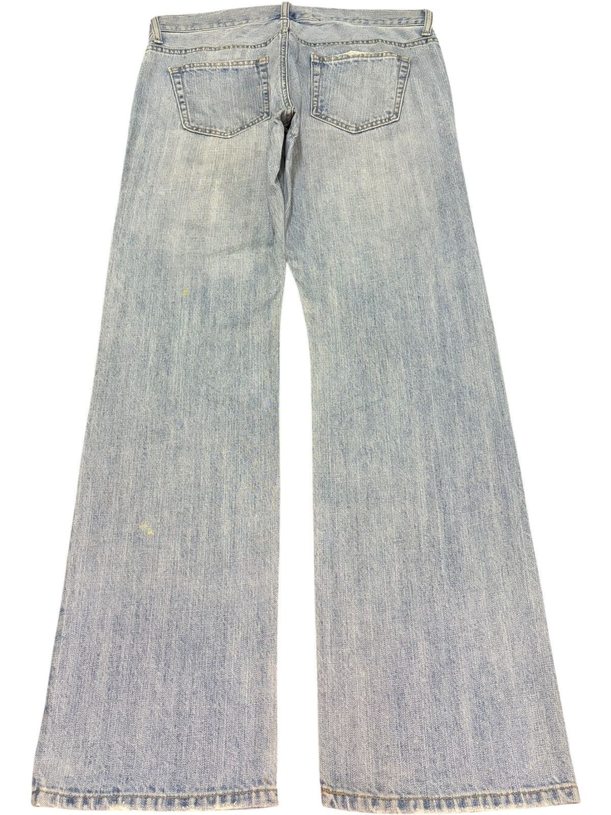 Disney Vintage Sesame Street Elmo Distress Bootcut Jeans Size 32" / US 10 / IT 46 - 2 Thumbnail