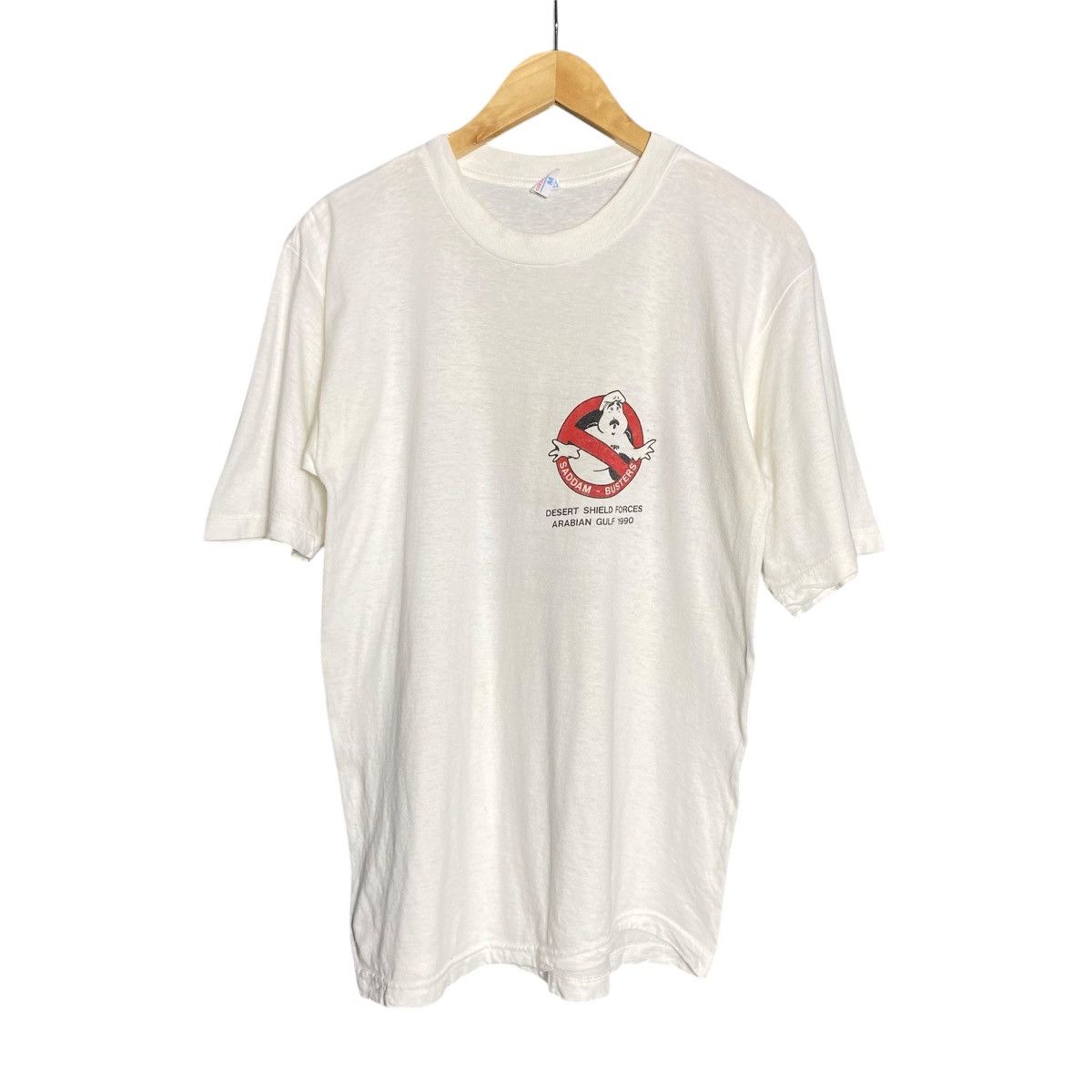 Vintage Vintage 1990s Saddam Hussein Parody Ghost Buster Movie Tee Size US M / EU 48-50 / 2 - 1 Thumbnail