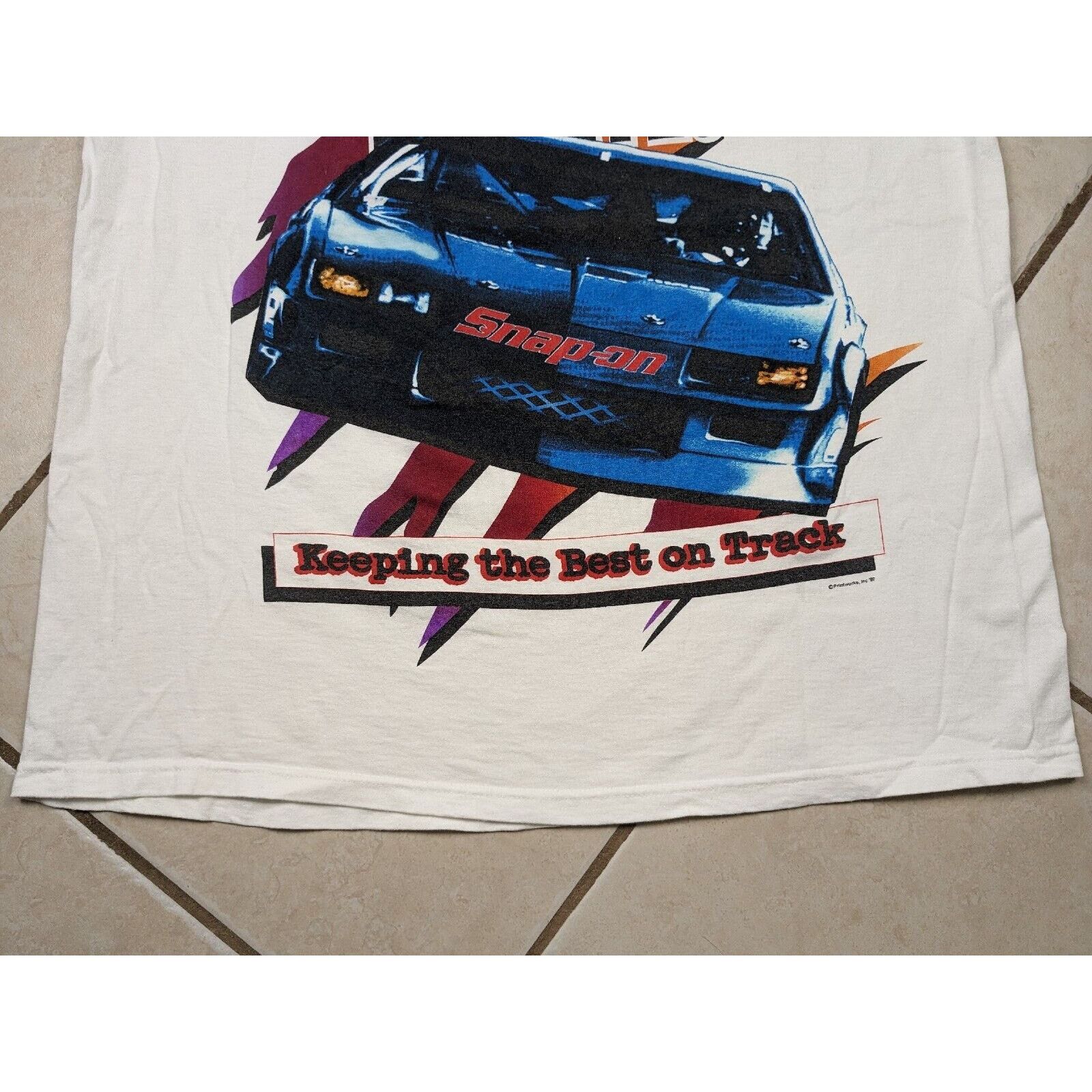 Other Vtg 1997 Snap-On Tools T-Shirt XL White Nascar Racing 90s Size US XL / EU 56 / 4 - 5 Thumbnail