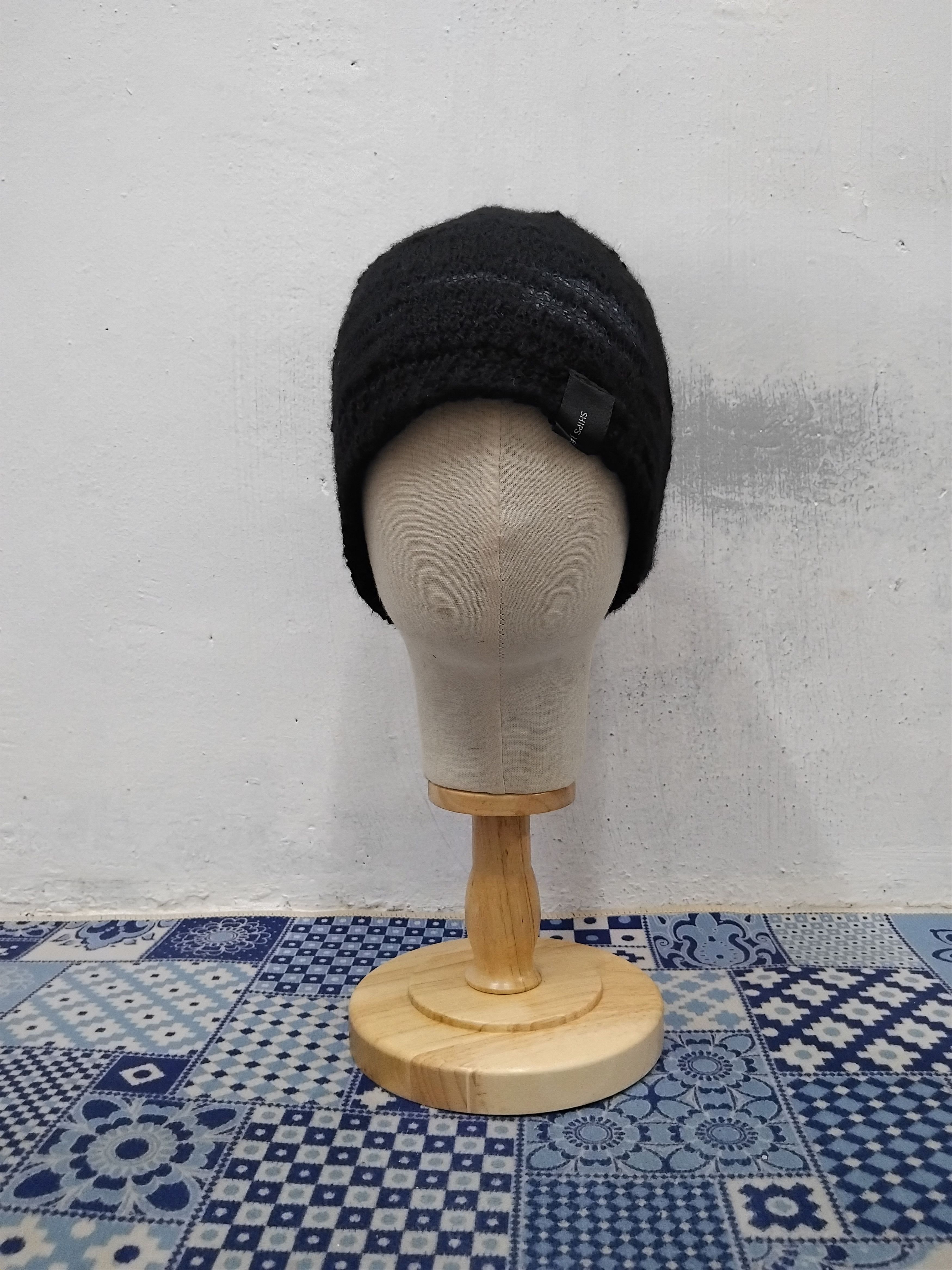 PPFM 💥Ships jet blue Japanese brand black beanie Size ONE SIZE - 7 Thumbnail