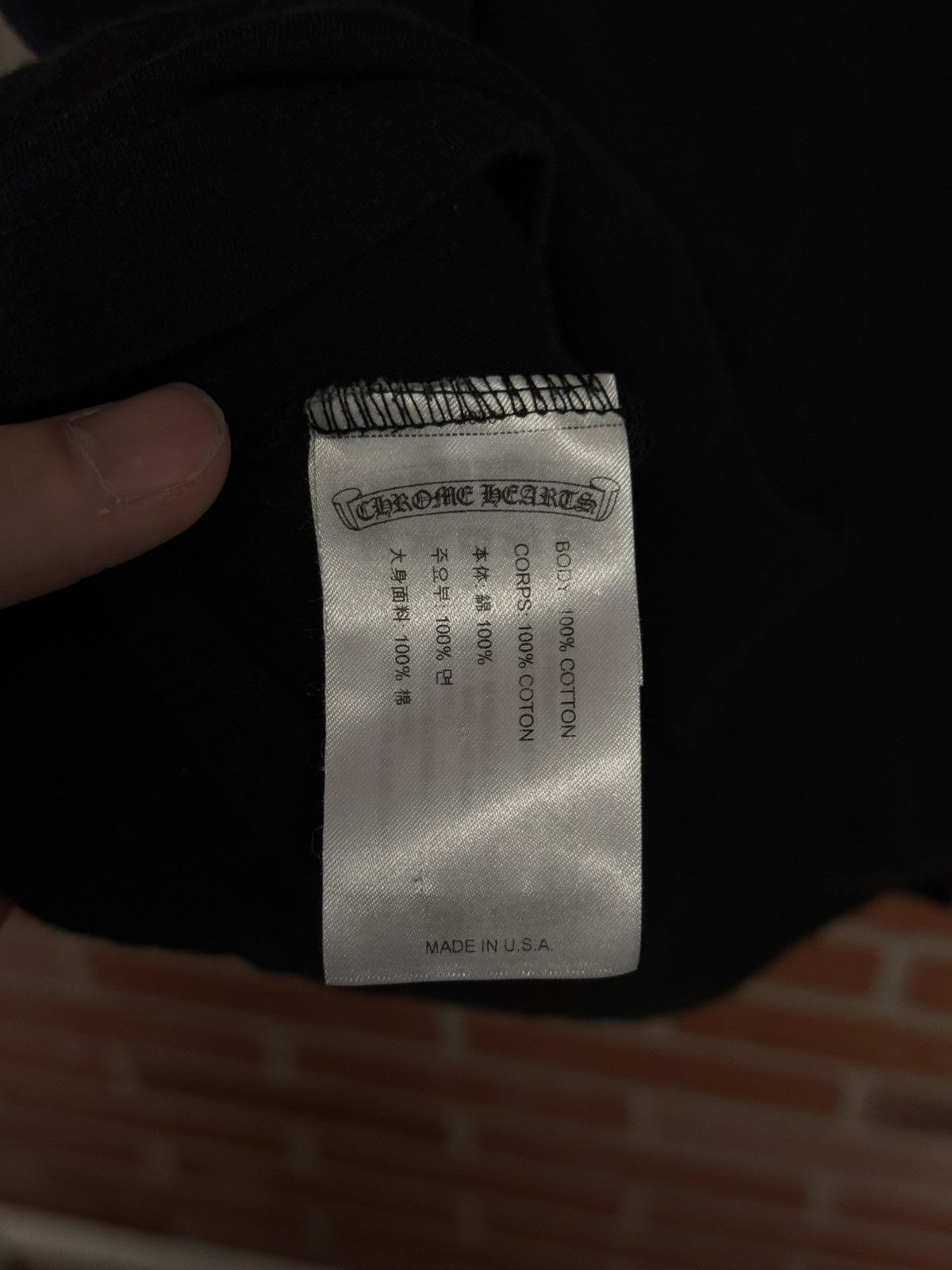 Chrome Hearts Chrome Hearts Back Multi Color Logo Exlusive Black Size M 🧼 Size US M / EU 48-50 / 2 - 14 Thumbnail