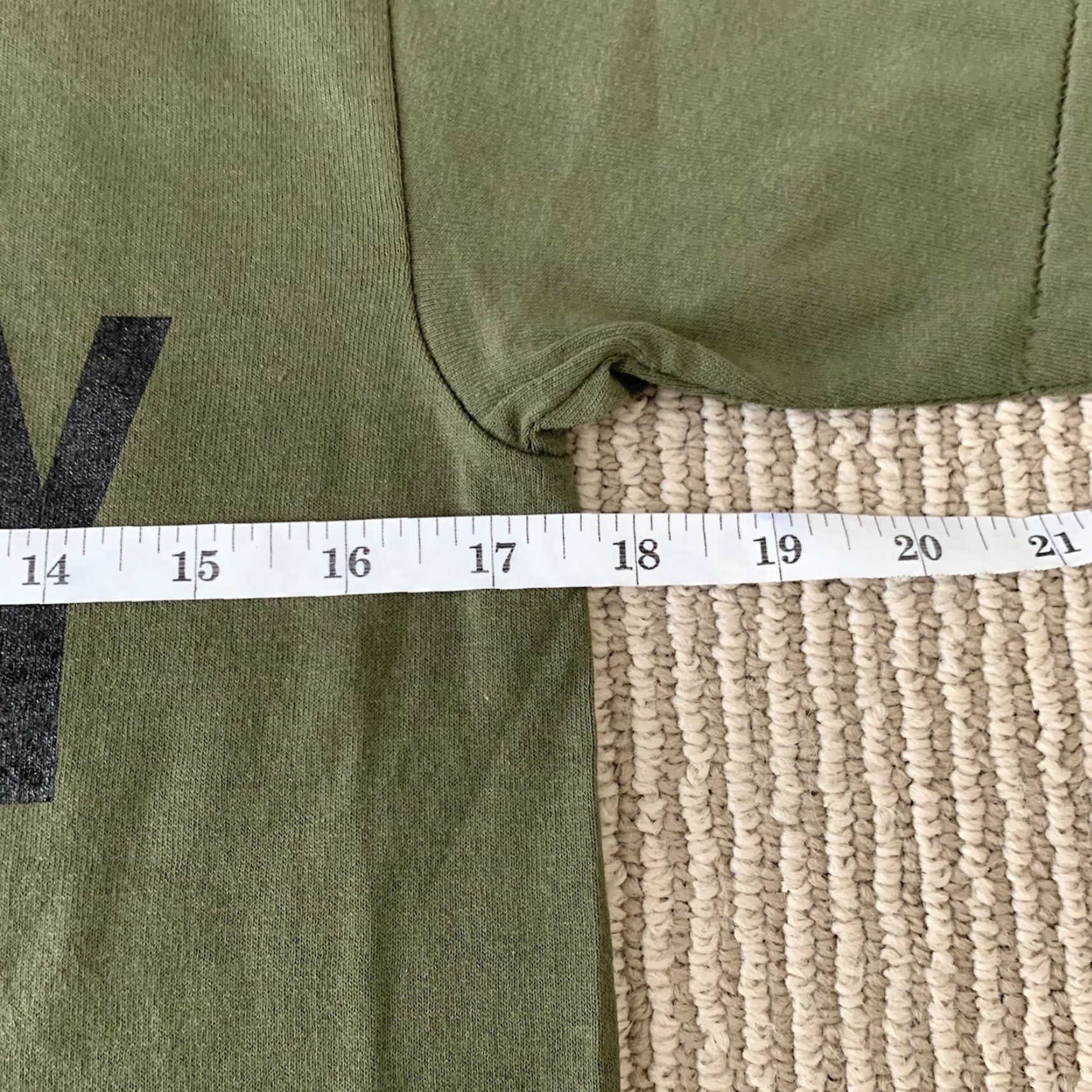 Rothco VINTAGE 80s Rothco Mens T-Shirt Short Sleeve Crew Neck Olive Green 50/50 Security Graphic Tee Mens Size US M / EU 48-50 / 2 - 7 Thumbnail