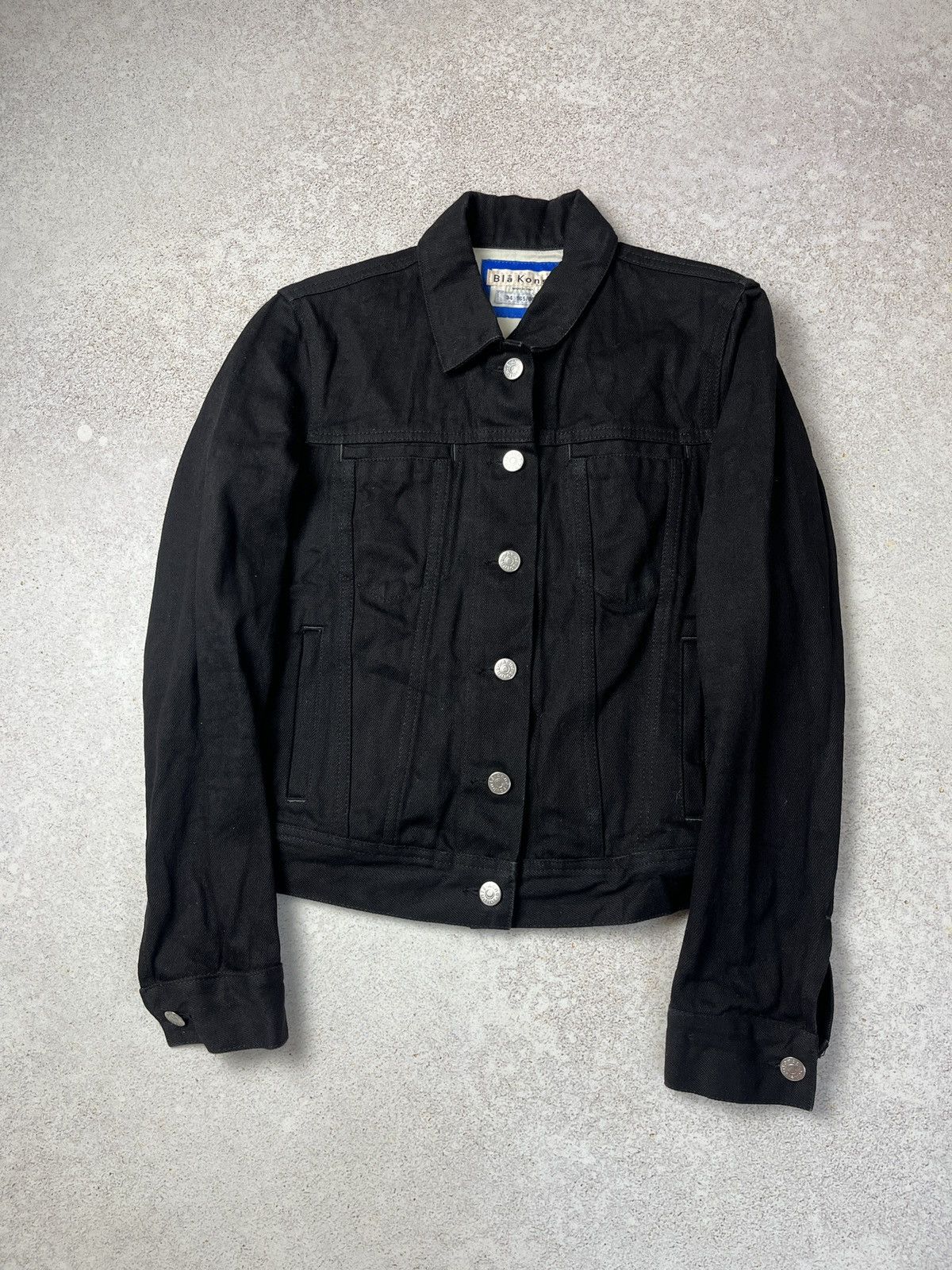 Acne Studios Blå Konst Acne Studios denim jacket Drip Luxury Size XS / US 0-2 / IT 36-38 - 1 Thumbnail