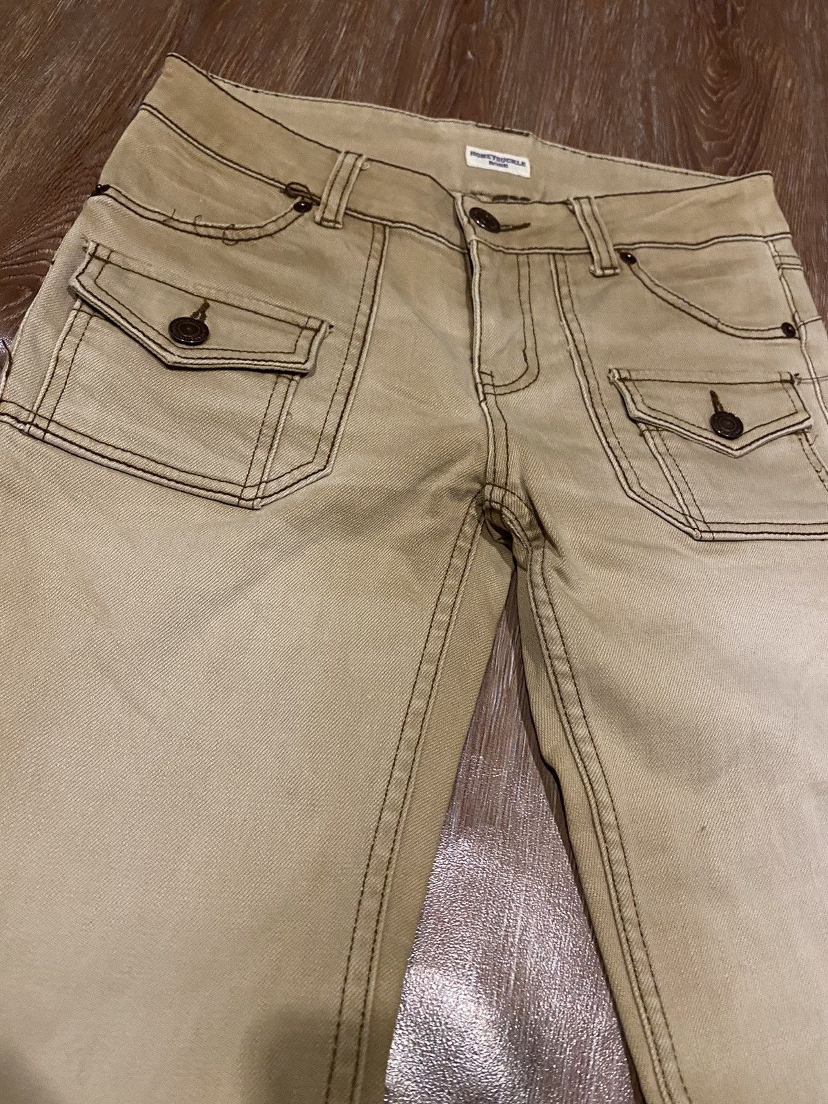Hysteric Glamour × Japanese Brand × Tornado Mart Flare jeans honeysuckle rose boot cut Size 29" - 2 Thumbnail