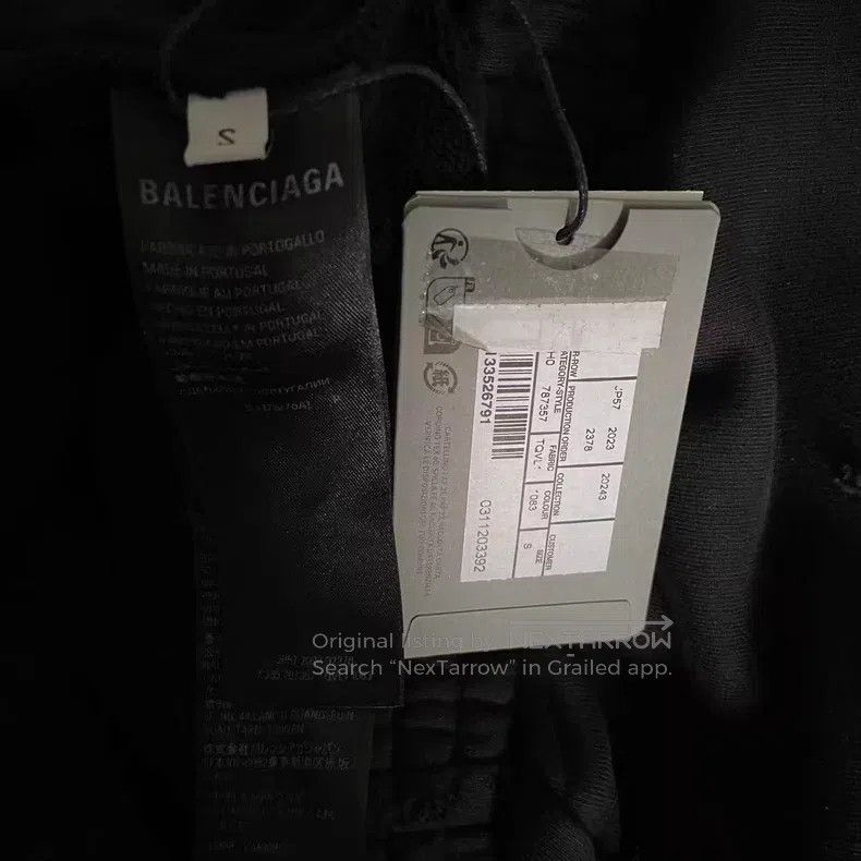 Balenciaga Balenciaga size S Distressed and frayed elastic waist side Size US 30 / EU 46 - 4 Thumbnail