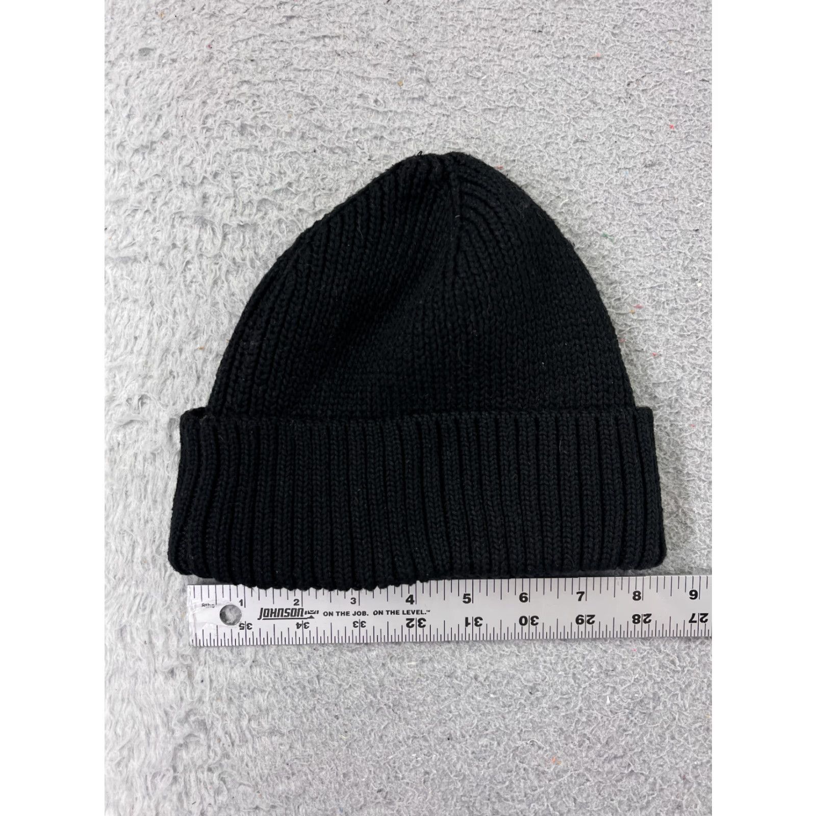 Adidas Adidas Beanie Womens One Size Black Logo Knit Winter Ski Hat Size ONE SIZE - 3 Thumbnail