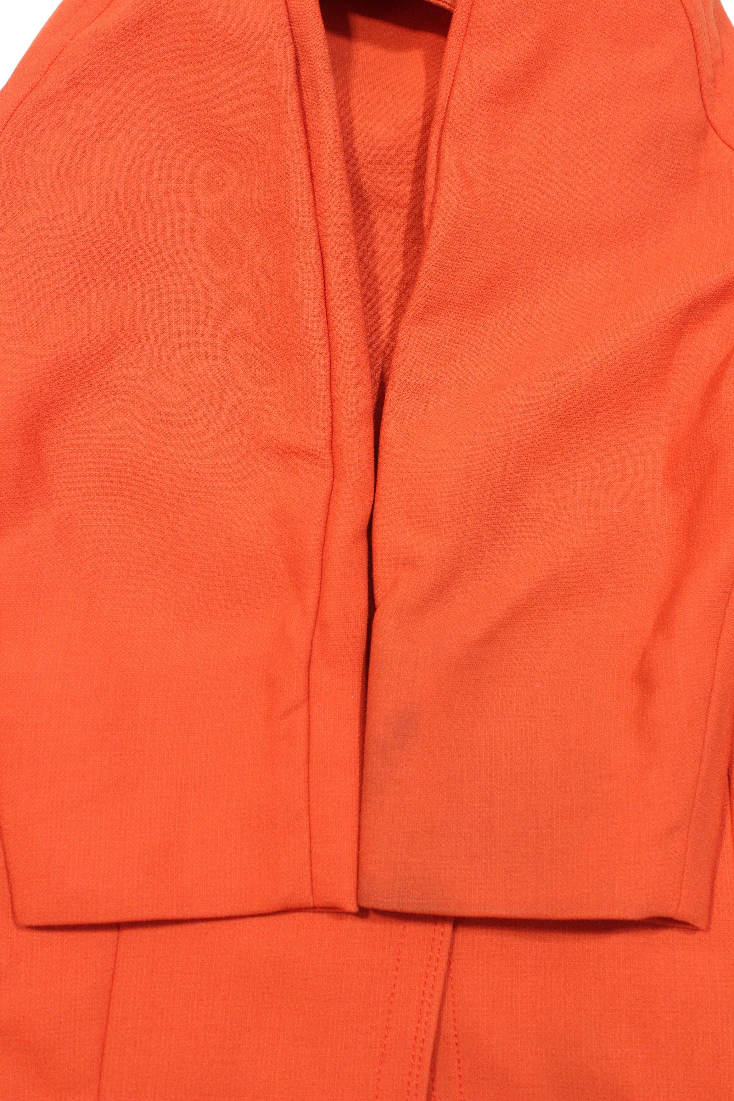 Chloe Tomato Red Wool Light Overcoat Size XS / US 0-2 / IT 36-38 - 6 Thumbnail