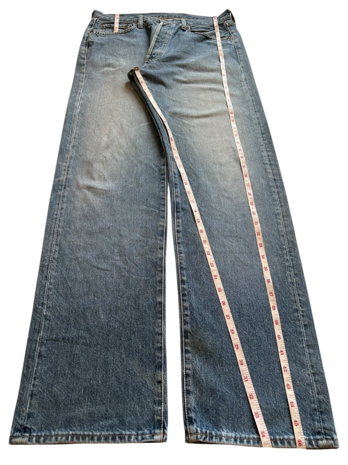 Replay Vintage Italy Replay Button Fly Mud Wash Loose Baggy Jeans Size US 33 - 12 Thumbnail