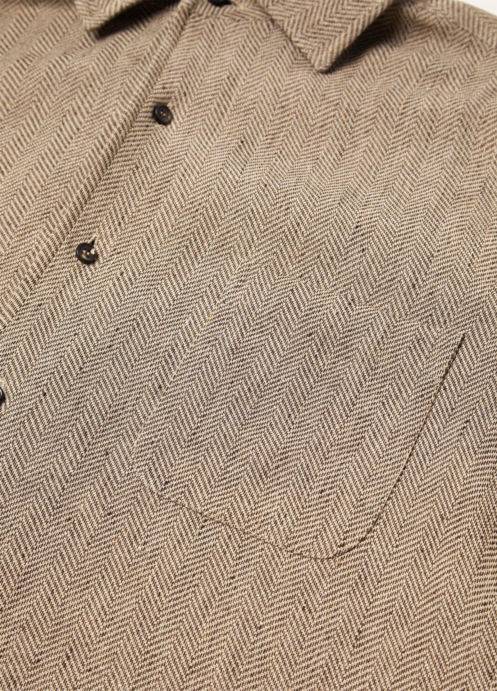 Loro Piana o1srvl11e0526 FAP3874 André Shirt in Brown Size M / US 6-8 / IT 42-44 - 7 Thumbnail