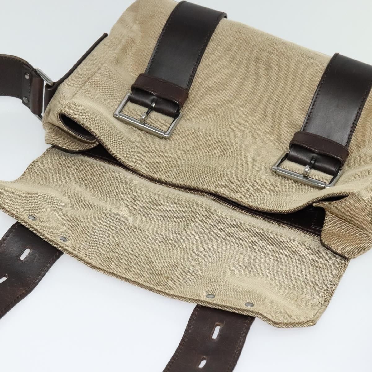 Gucci GUCCI Shoulder Bag Canvas Beige Silver Size ONE SIZE - 15 Thumbnail