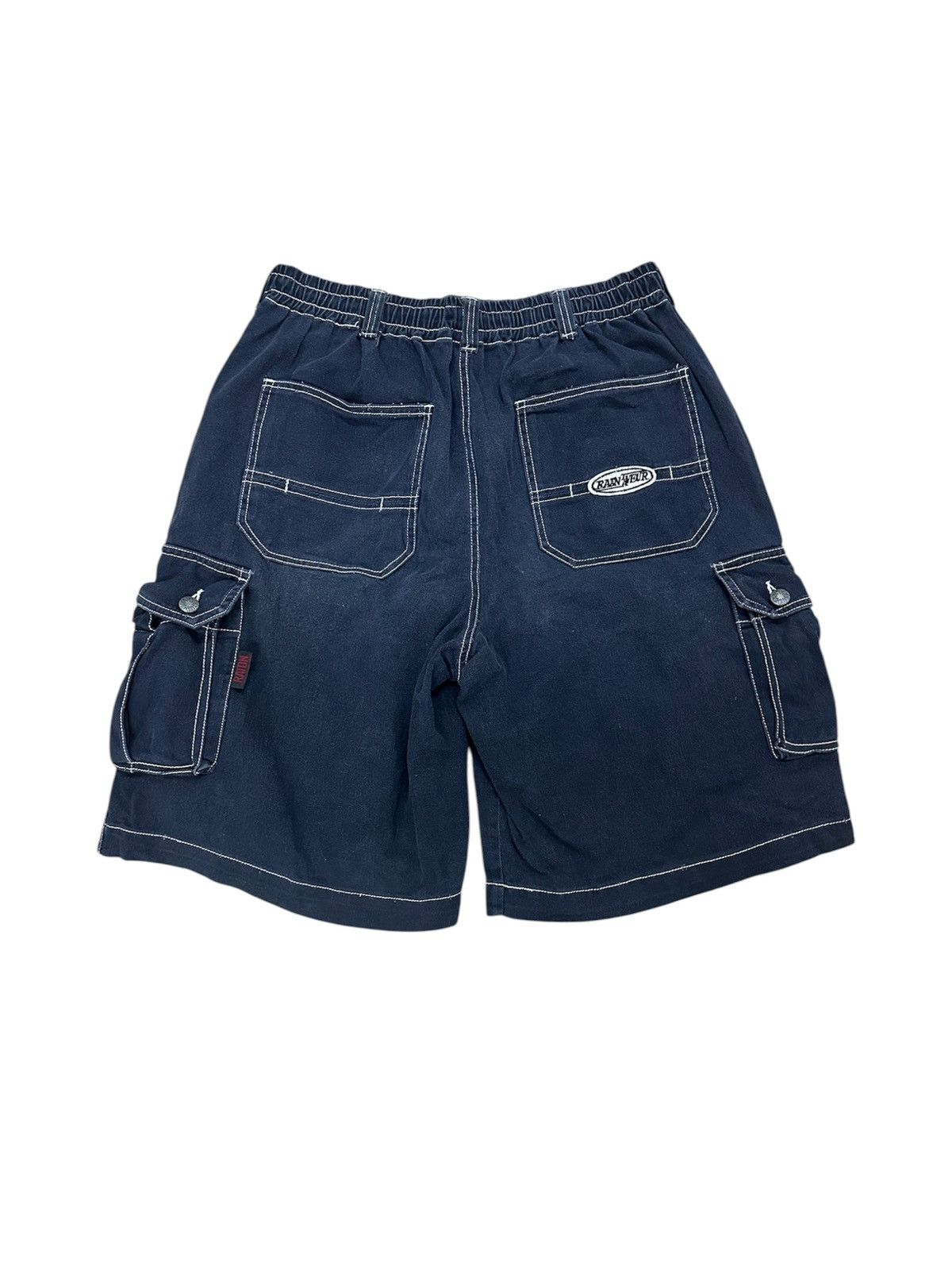 Japanese Brand Rare Raton Laveur Gorpcore Multi Pocket Baggy Cargo Jorts Size US 34 / EU 50 - 2 Thumbnail