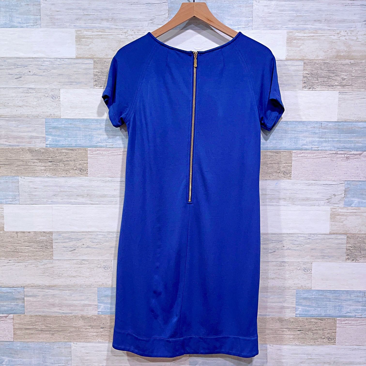 Southern Tide Southern Tide Ponte Raglan Sleeve T Shirt Dress Blue Stretch Size S / US 4 / IT 40 - 3 Thumbnail