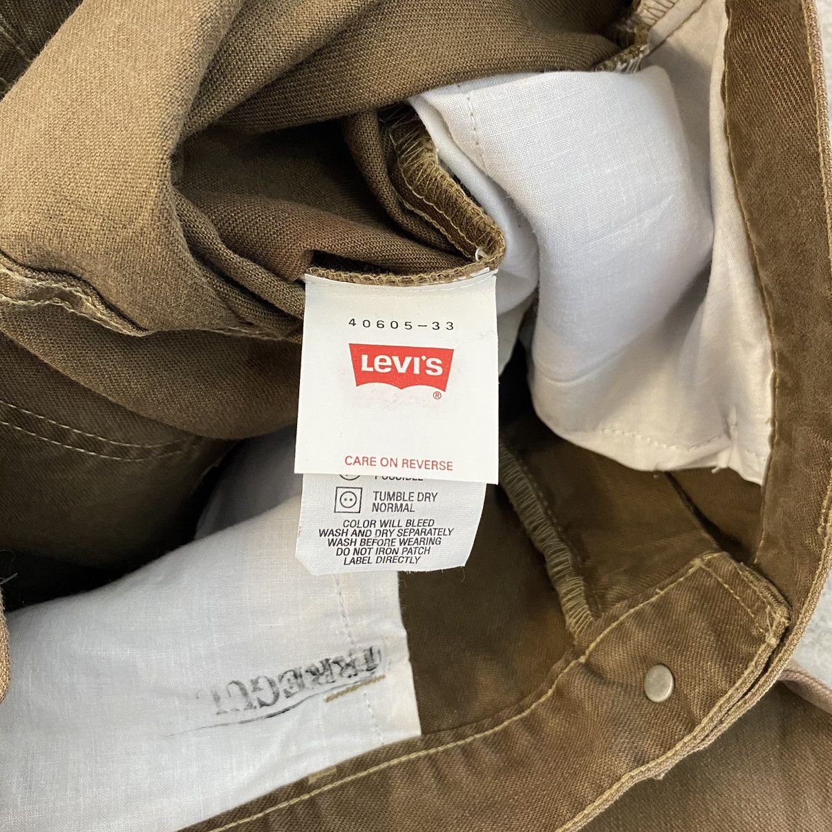 Levi's VTG 1998 Levis Silvertab “Irregular” Double Knee Loose Jeans Size US 30 / EU 46 - 20 Thumbnail