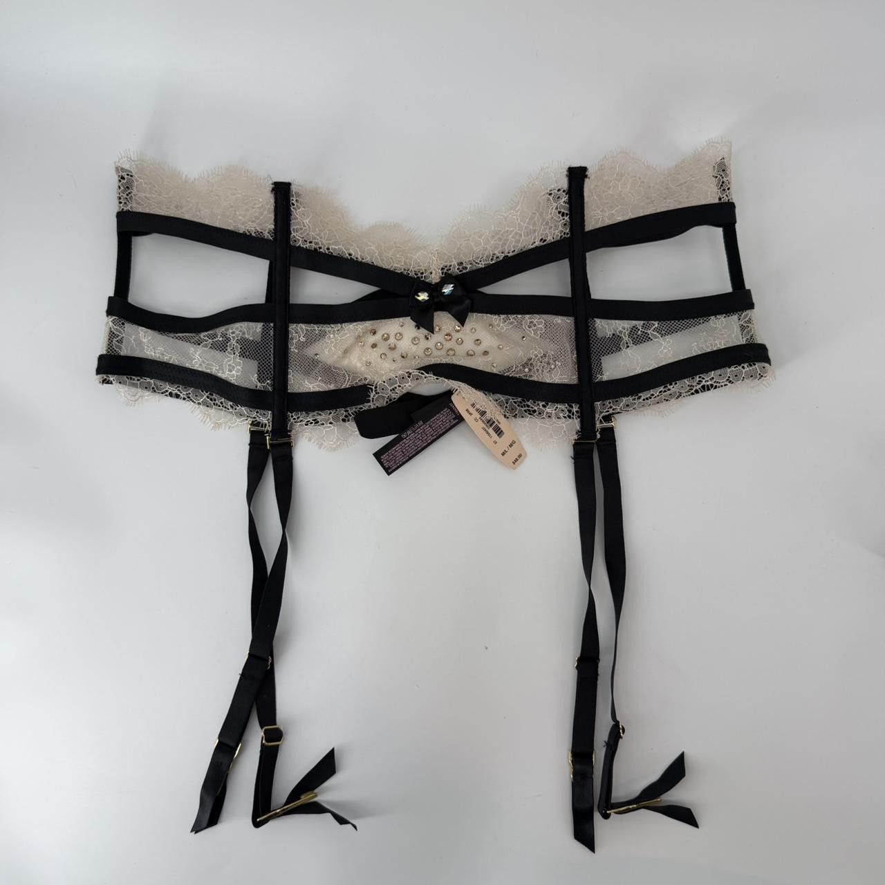 Victoria's Secret Victoria's Secret Very Sexy Garter Belt Black M/L NWT Size ONE SIZE - 1 Thumbnail