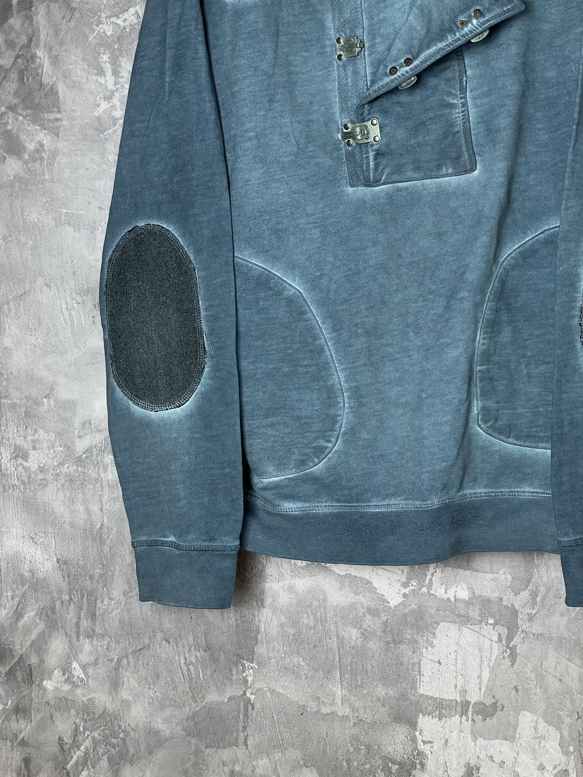 Desigual × Vintage 00s RARE VINTAGE Avant Garde Japanese Style Desigual Hoodie Size L / US 10 / IT 46 - 5 Thumbnail
