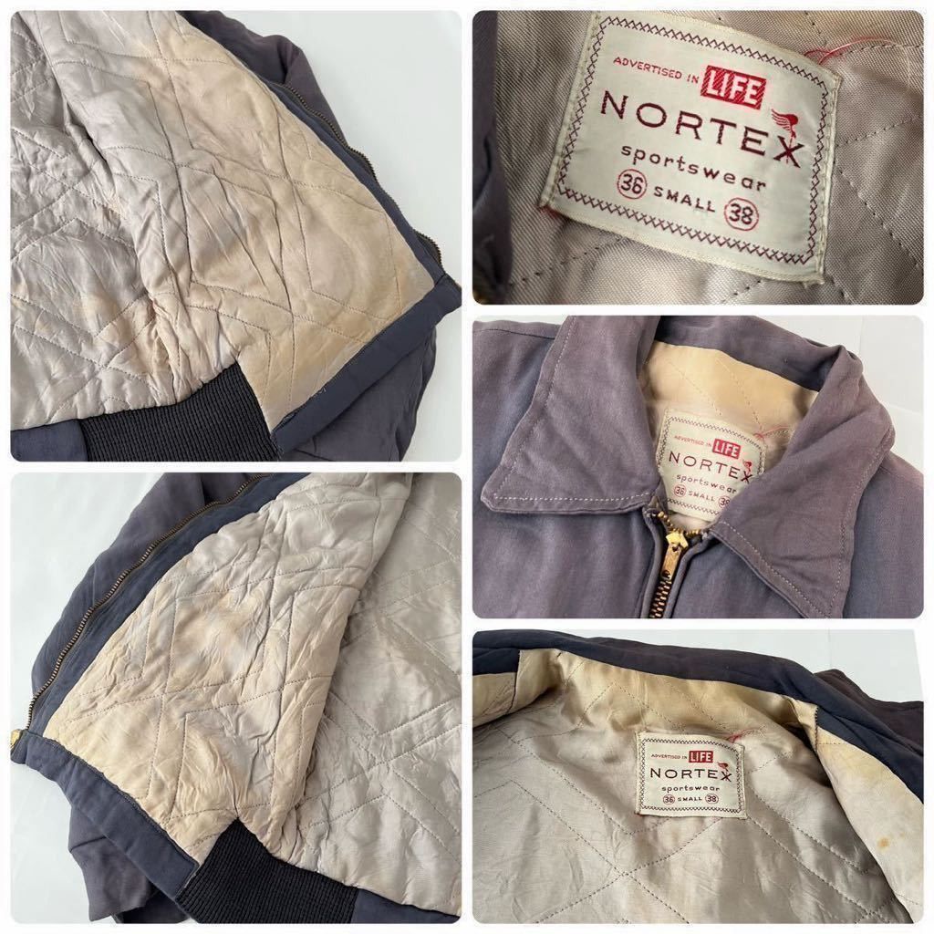 Other 50s NORTEX Rayon Gabardine Jacket Size US XXS / EU 40 - 7 Thumbnail