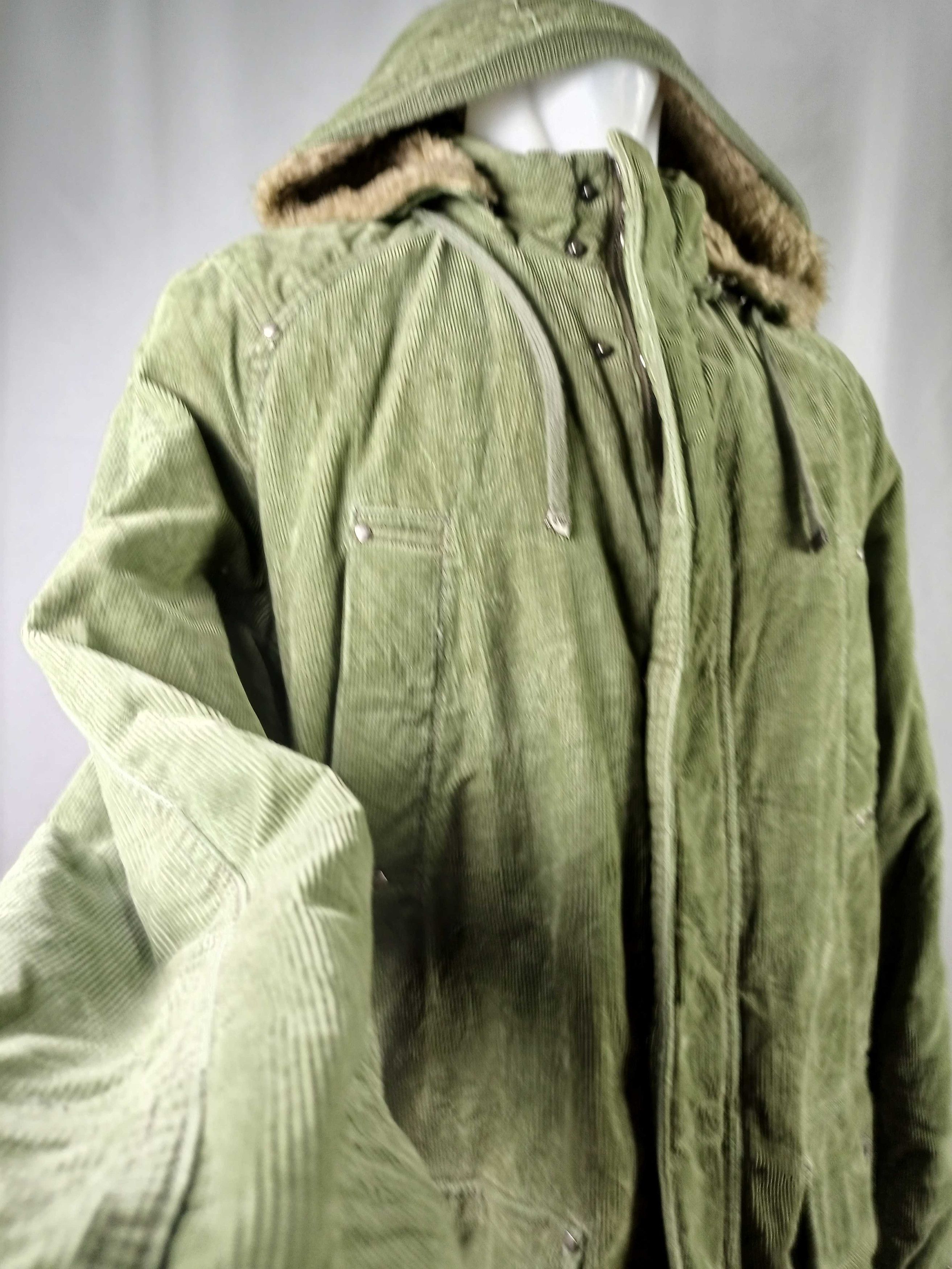 Other C.O.A.X Fur Corduroy Removable Hoodie Jacket Size US XL / EU 56 / 4 - 16 Thumbnail