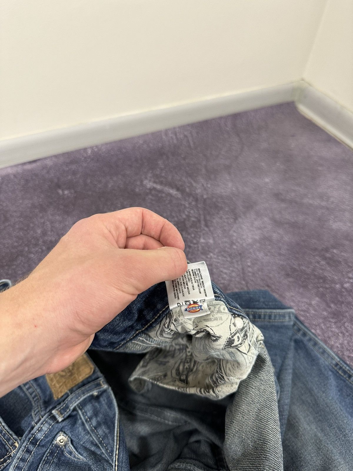 Dickies Vintage 90s Dickies USA Baggy Opium Faded Hype Work Jeans Size US 38 / EU 54 - 17 Thumbnail