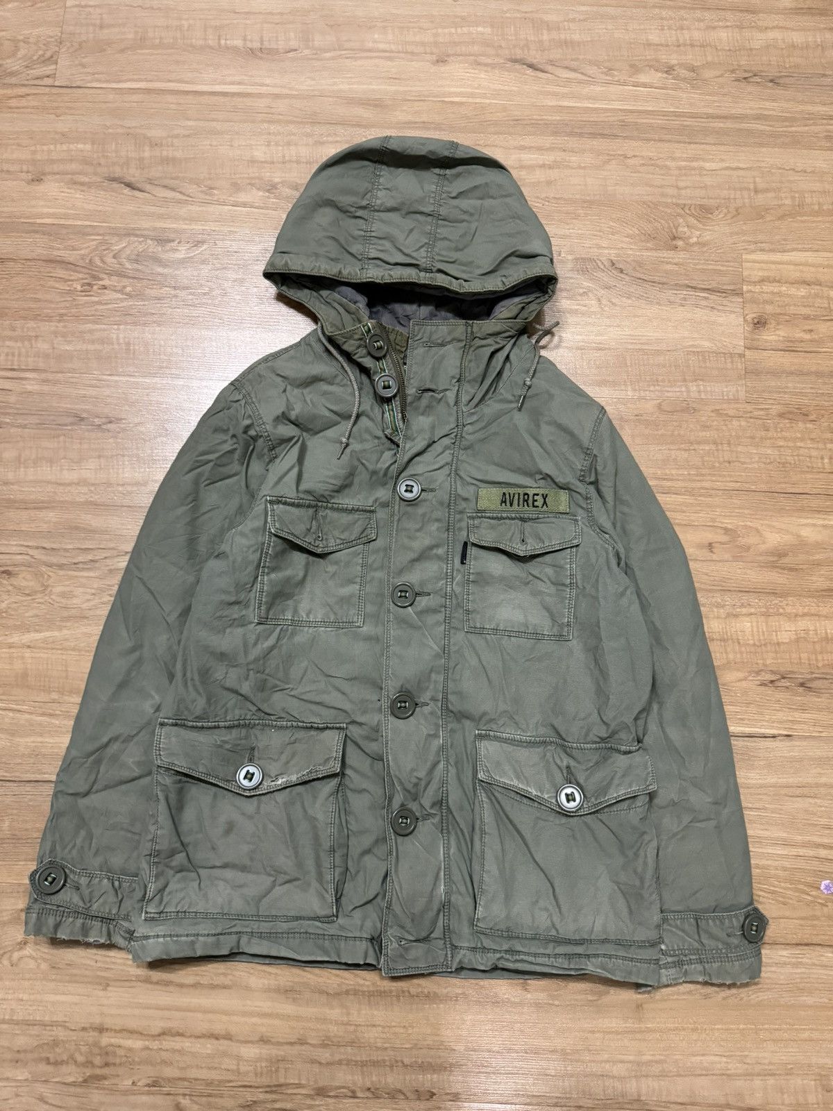 Avirex AVIREX MILITARY PUFFER JACKET Size US M / EU 48-50 / 2 - 1 Thumbnail