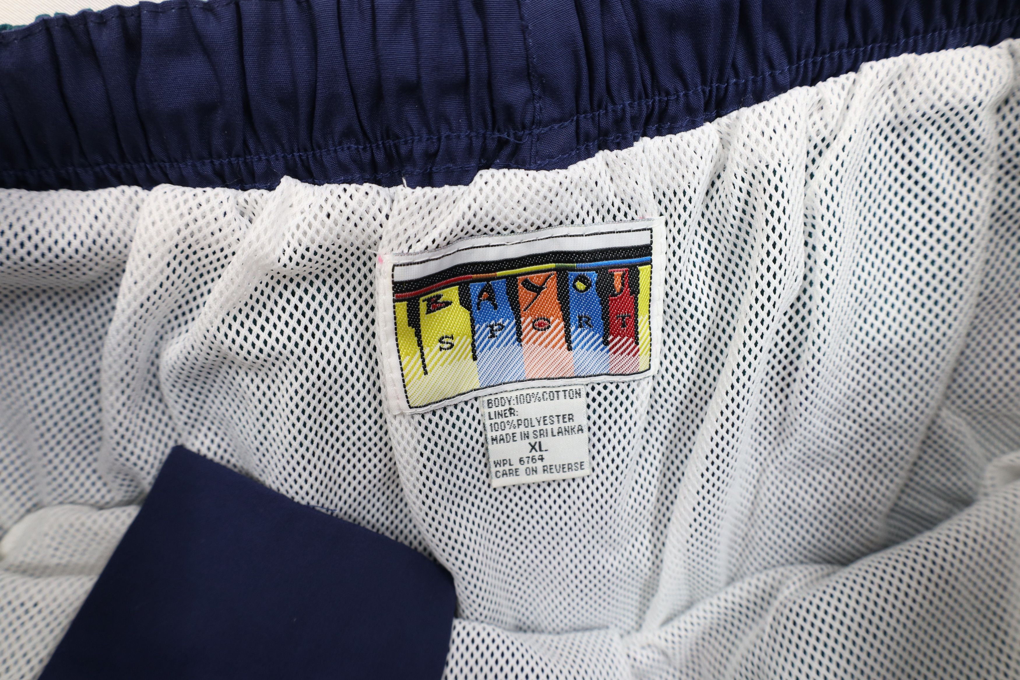 Vintage Vintage 90s Streetwear Block Plaid Lined Shorts Swim Trunks Size US 36 / EU 52 - 6 Thumbnail