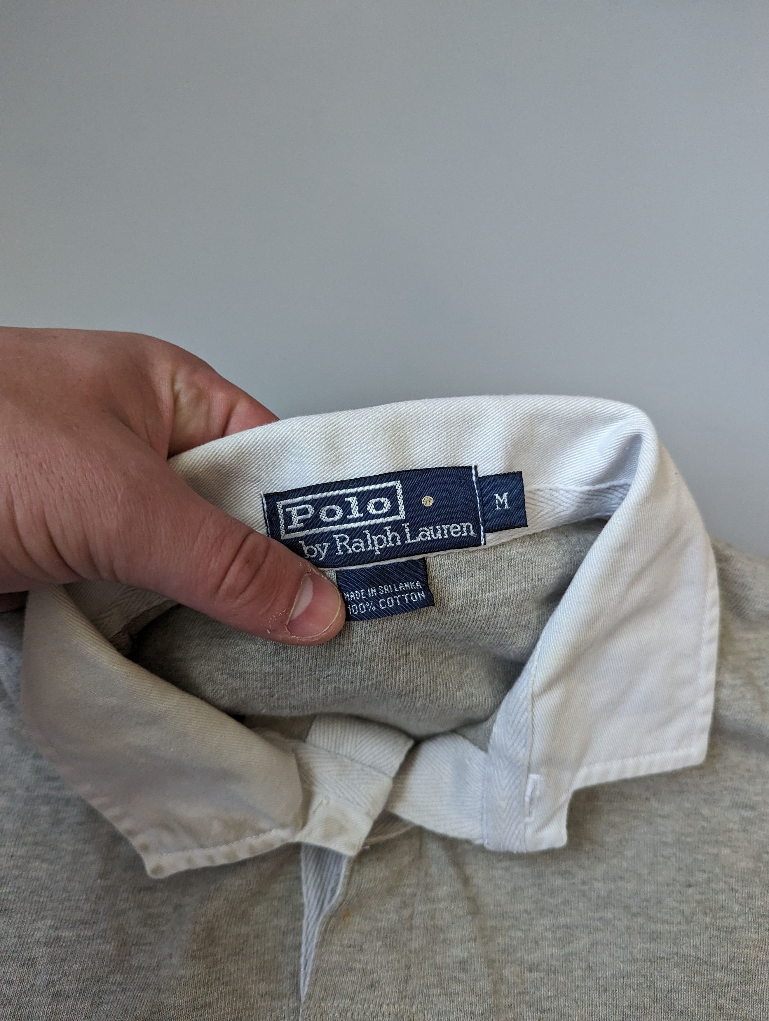 Polo Ralph Lauren Polo Ralph Lauren Rugby Vintage Polo Long Sleeve Size US L / EU 52-54 / 3 - 8 Thumbnail