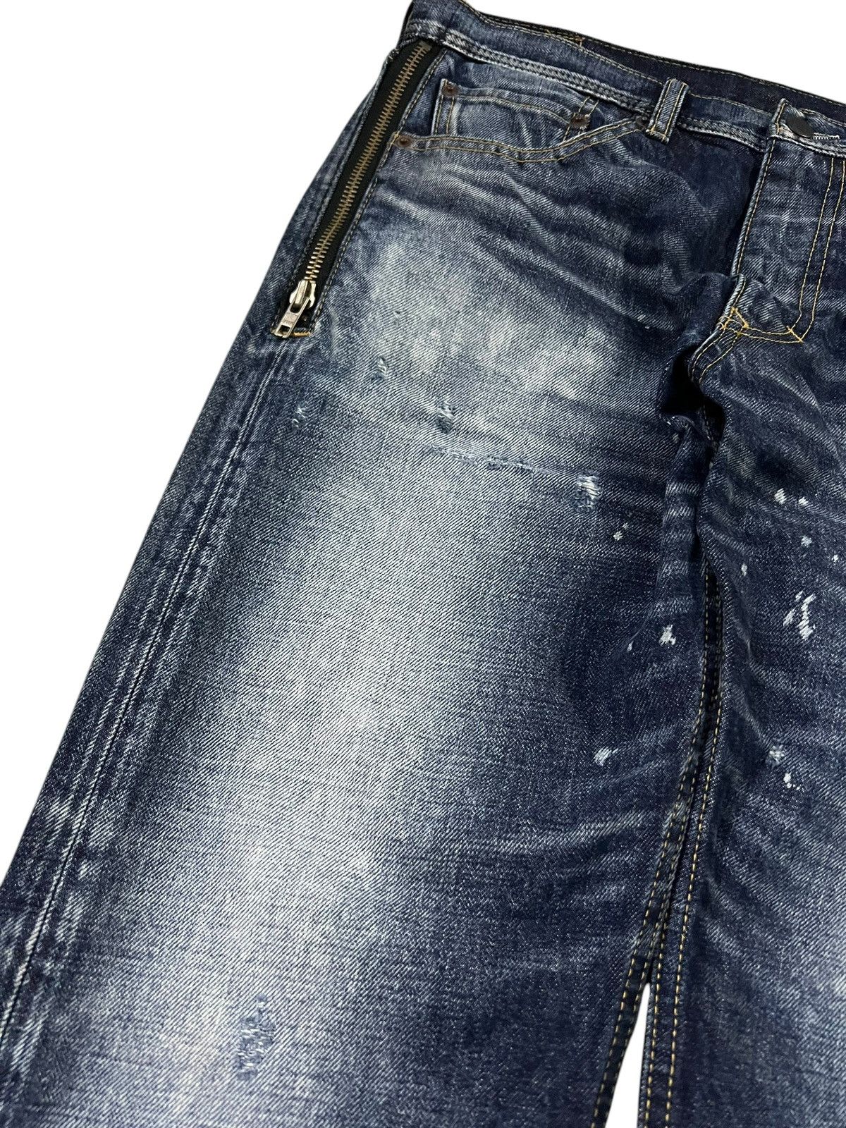 If Six Was Nine × Japanese Brand × Le Grande Bleu (L.G.B.) Ditress Jeans Rna Sweat & Co Punk Very Rare Size US 32 / EU 48 - 6 Thumbnail