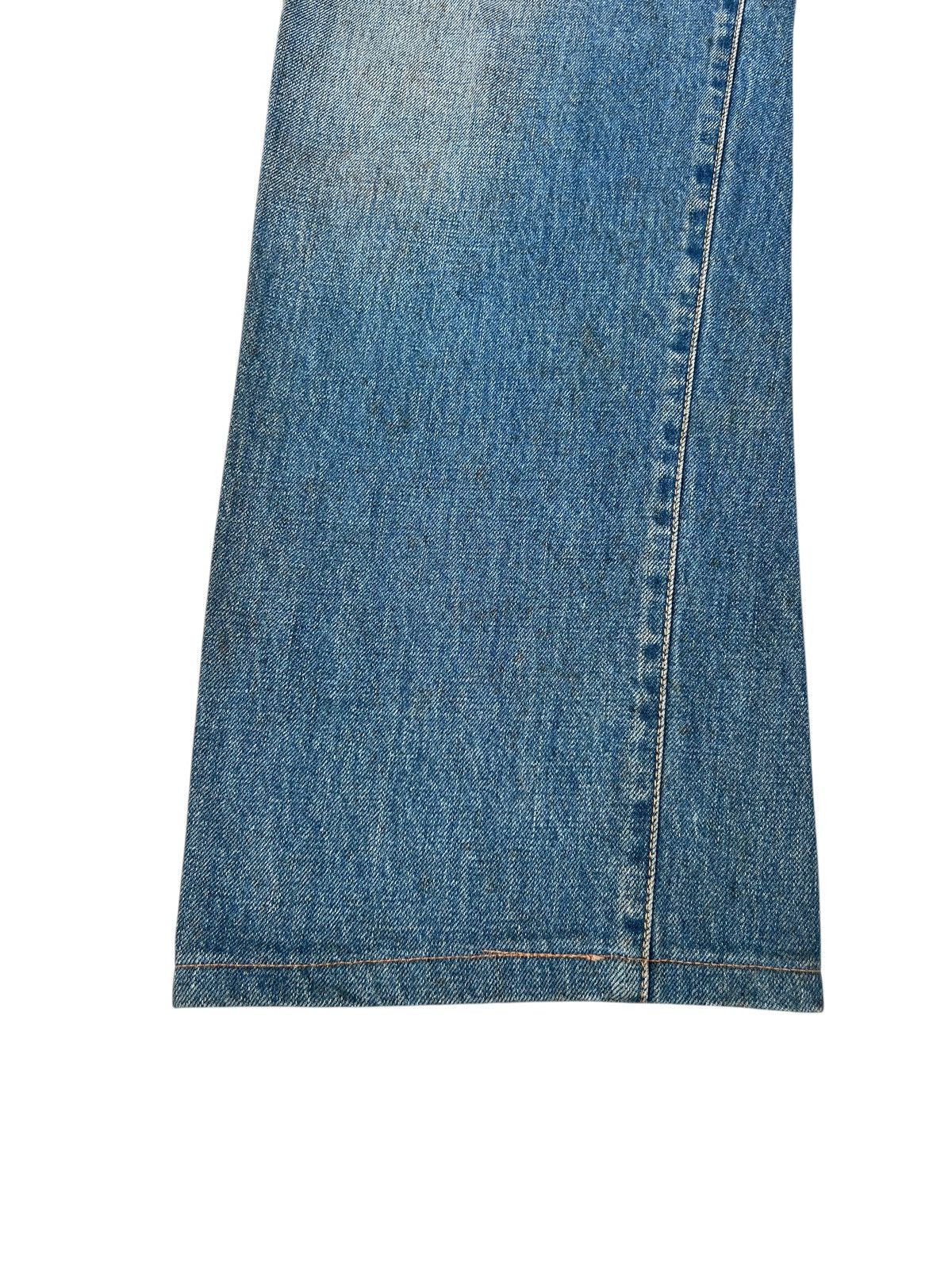 Johnbull Vintage 90s Sewing Chop Johnbull Stain Denim Selvedge Jeans Size US 34 / EU 50 - 10 Thumbnail