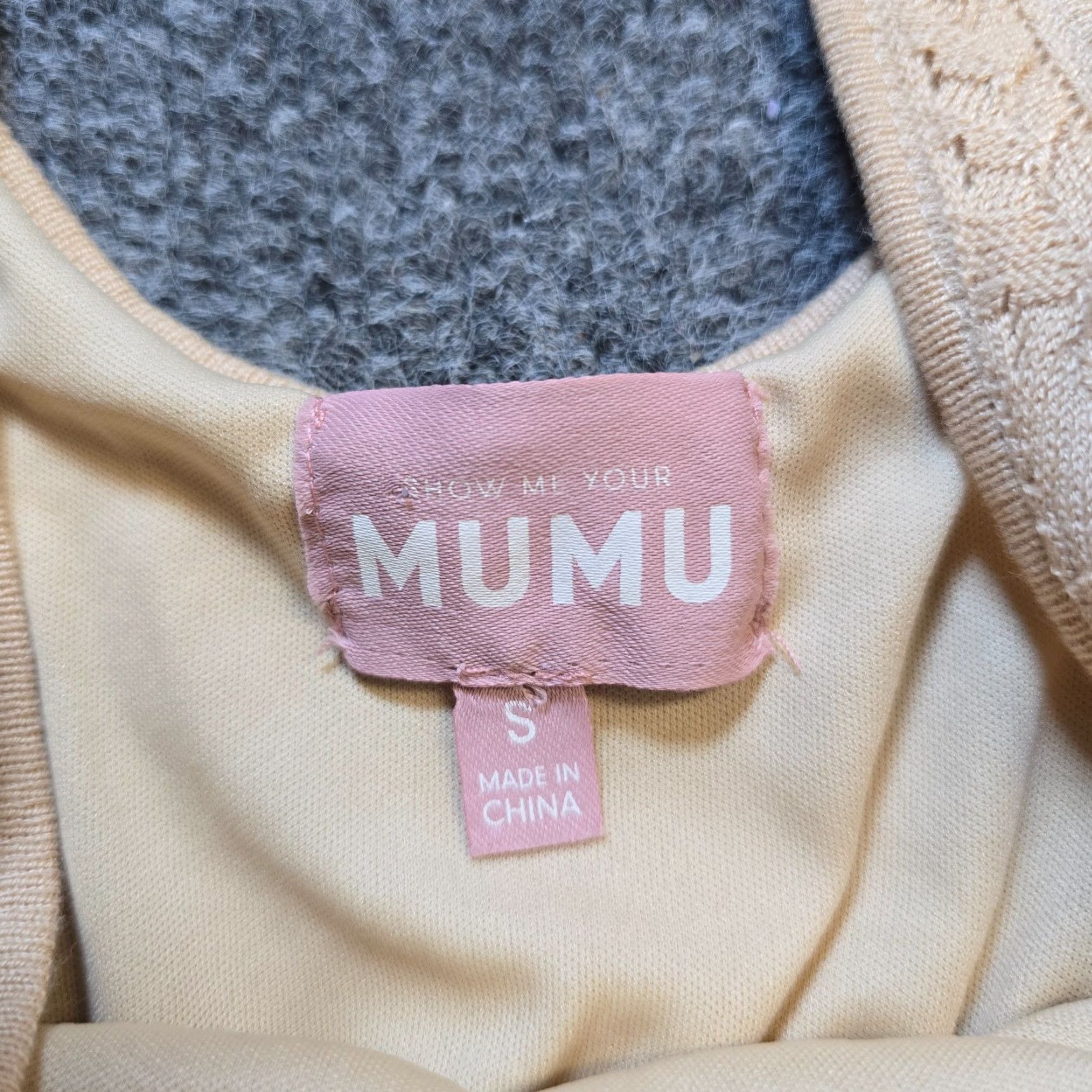 Show Me Your MuMu Show Me Your MuMu Dress Womens Size S Beige Crochet Lace Lined Maxi Casual Maxi Dress Bohemian Classics Women Size S / US 4 / IT 40 - 3 Thumbnail