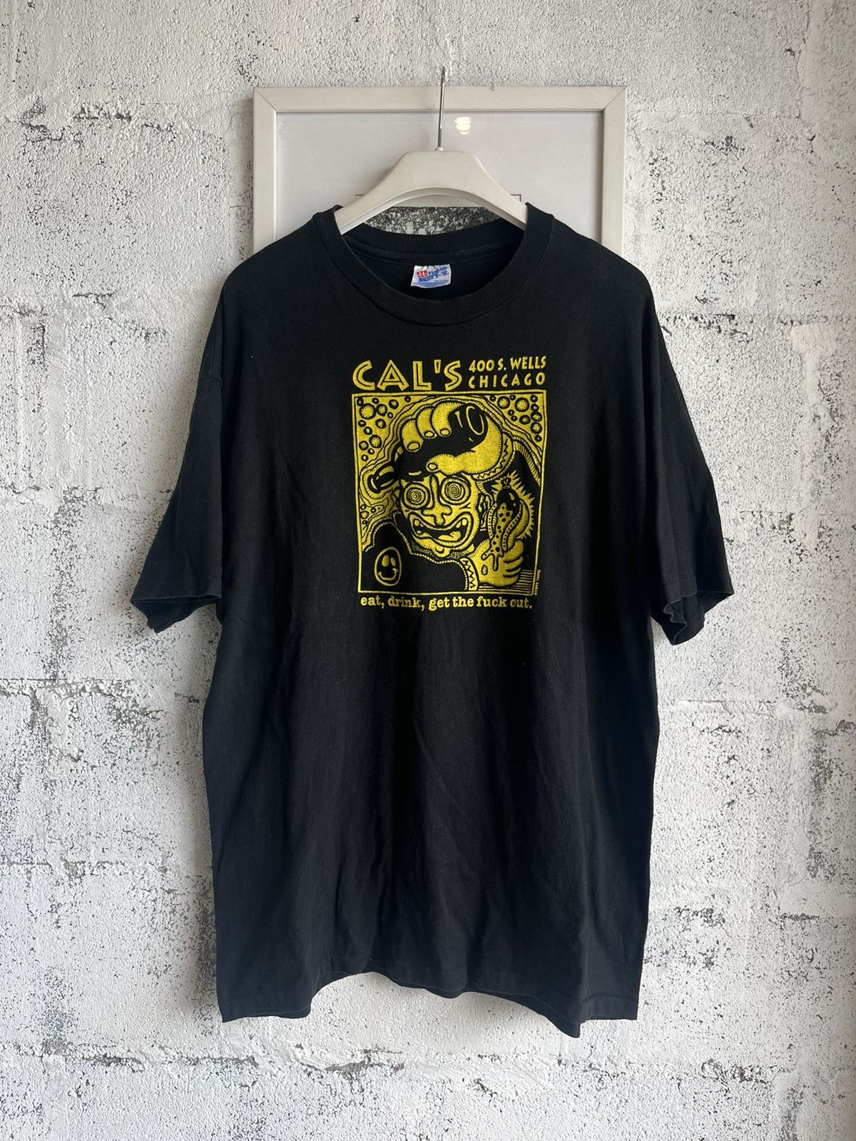 Vintage Vintage CAL’S eat,drink, get the fuck out 1993’s by YANG Size US XL / EU 56 / 4 - 2 Thumbnail