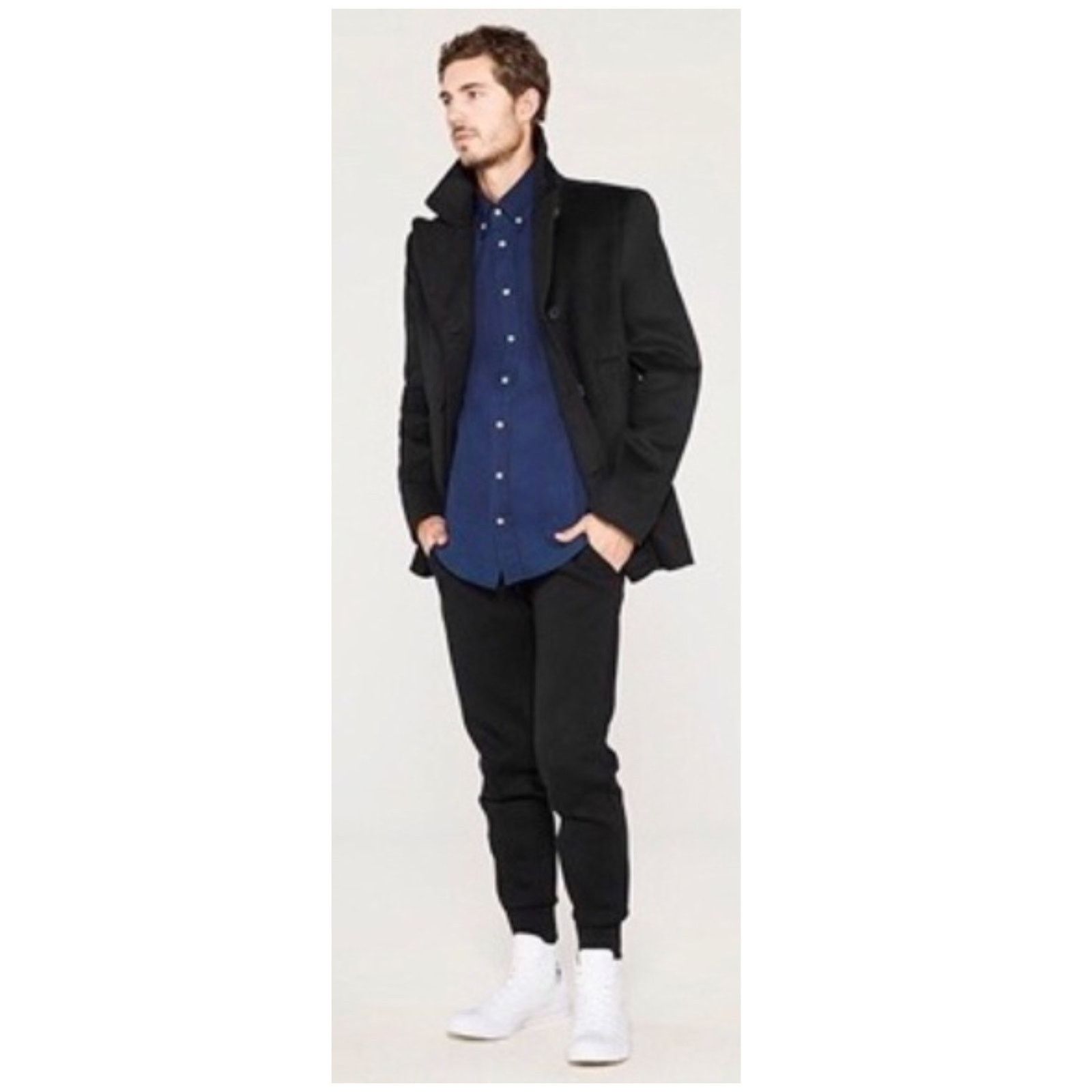 Everlane Everlane Modern Wool/Cashmere Men's Peacoat Size XS Size US XS / EU 42 / 0 - 1 Thumbnail