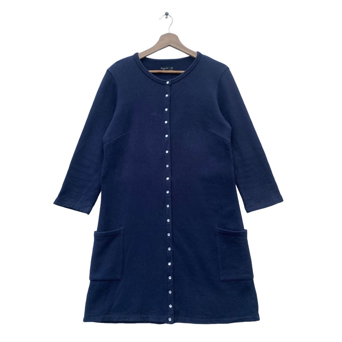 Snap Button Sweat Dress