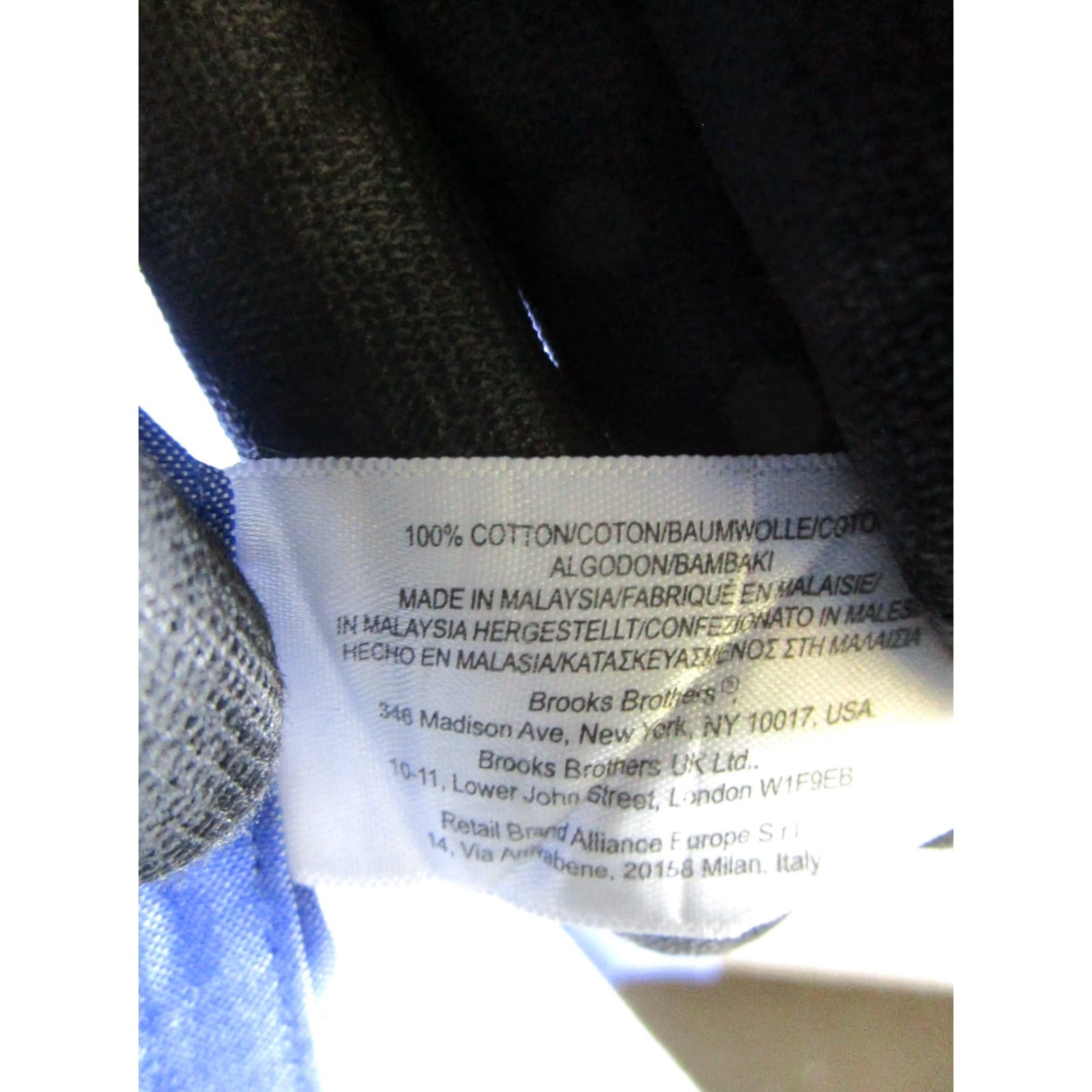 Brooks Brothers Brooks Brothers Dress Shirt 15.5 Blue Cotton Button Up Mens Size 40R - 4 Thumbnail