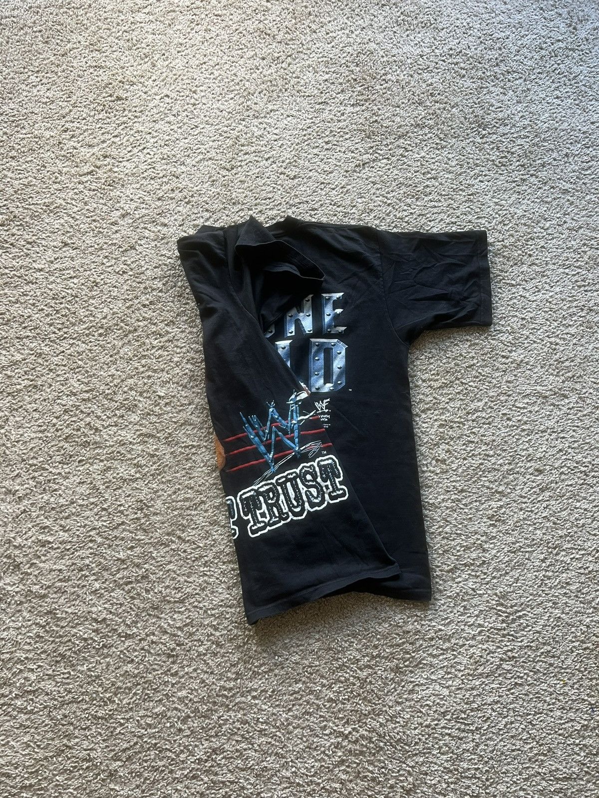 Vintage × WWE × WWF Vintage 90s wwf stone cold wrap around shirt Size US L / EU 52-54 / 3 - 3 Thumbnail