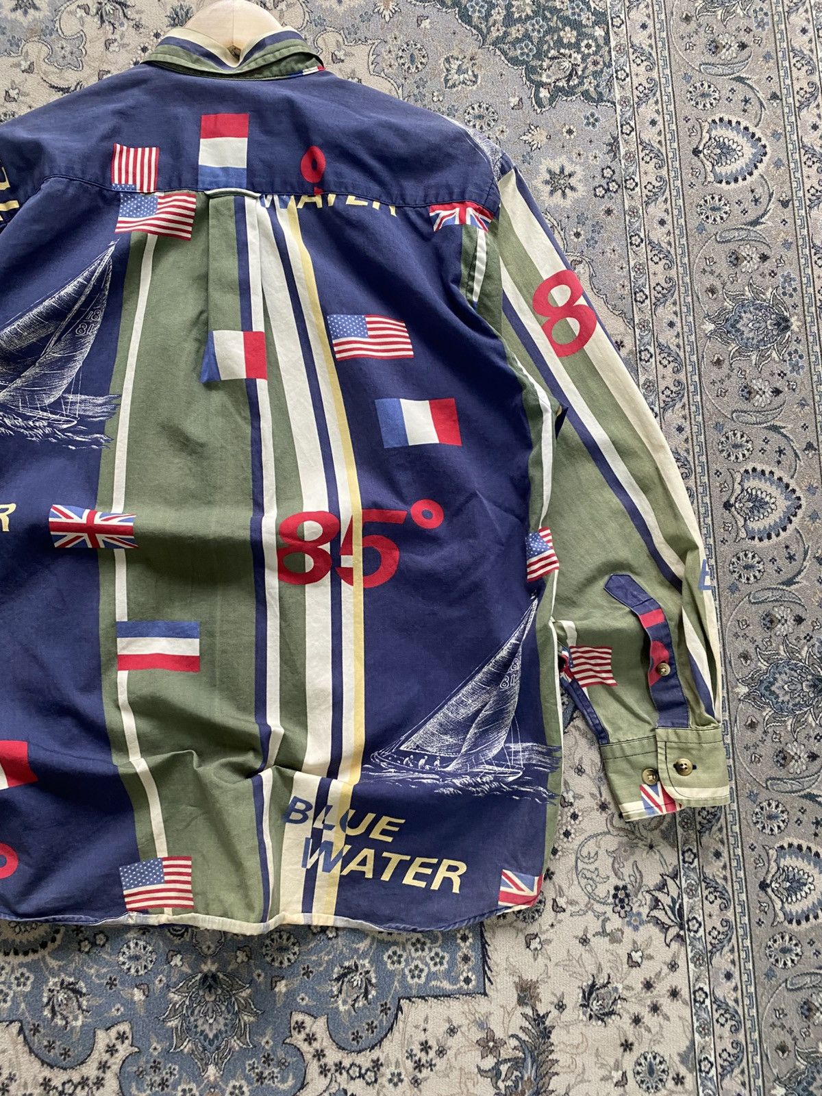 Polo Ralph Lauren RARE VINTAGE NAUTICA SAILOR USA UK FLAG 90s Size US S / EU 44-46 / 1 - 10 Thumbnail