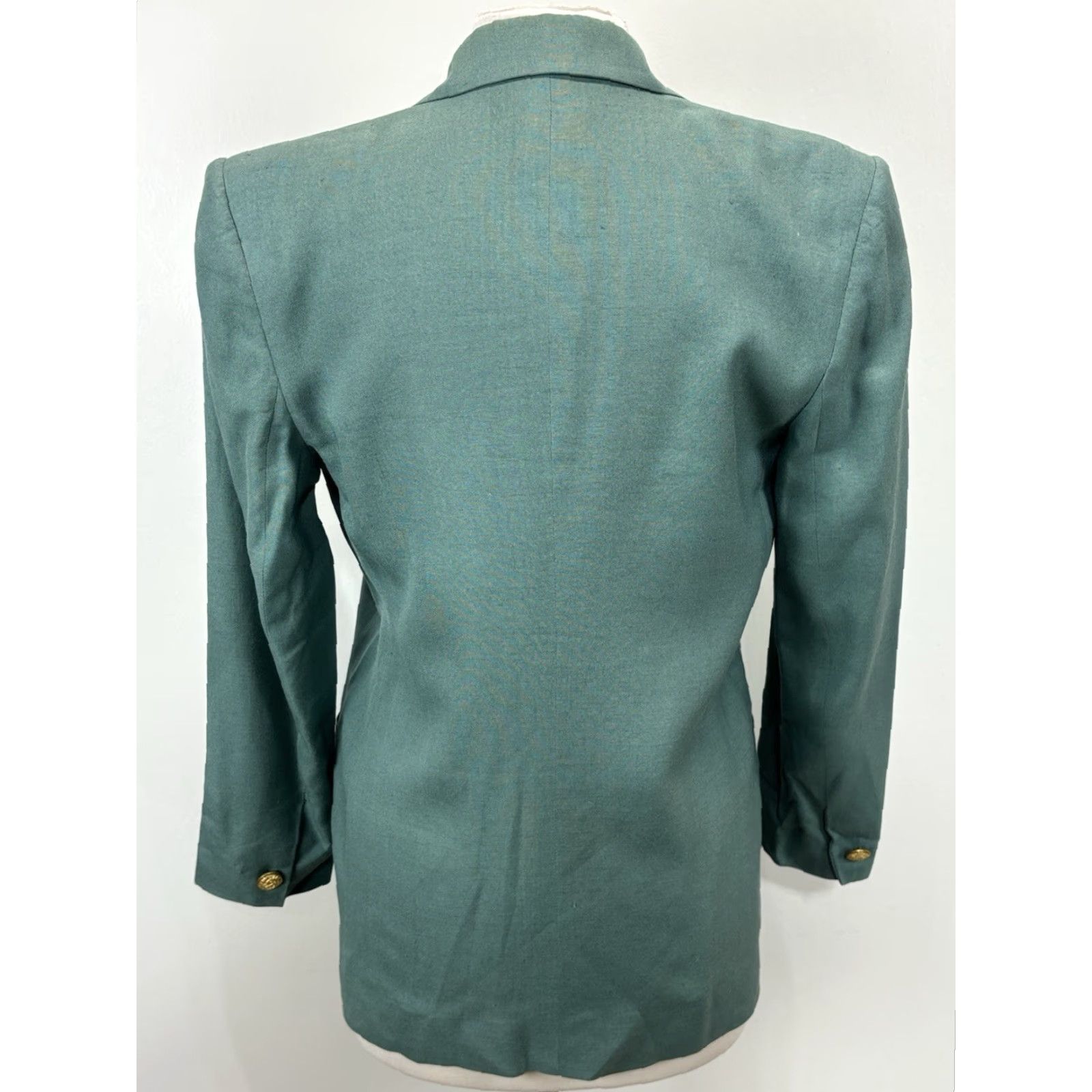 Talbots VINTAGE Talbots 2-Piece Pant Suit Women Green Linen Blend Jacket & Pants 4 Adult 80s Mens Womens Size 27" / US 4 / IT 40 - 4 Thumbnail