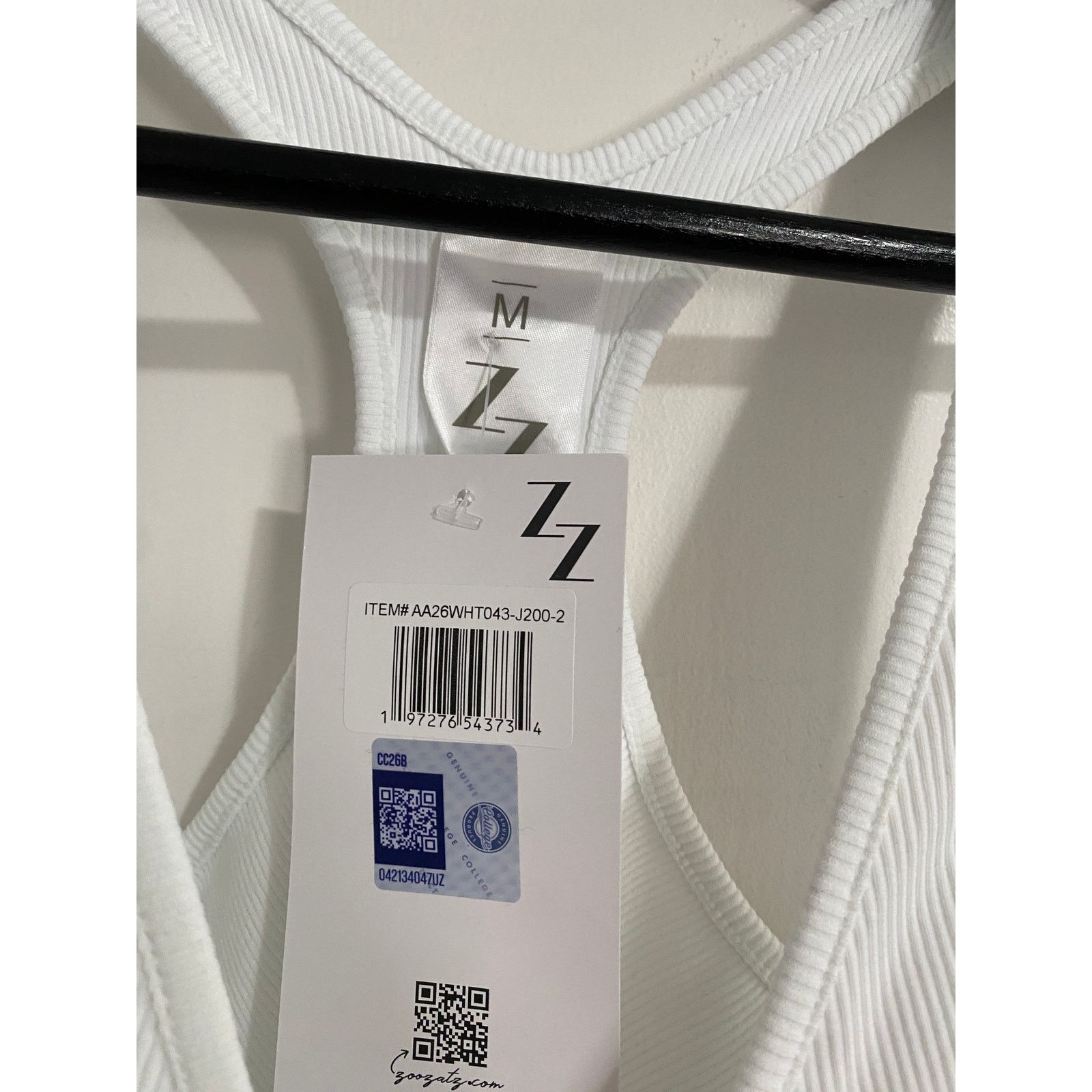 NCAA NWT Miami Hurricanes White Tank Top Size M Size M / US 6-8 / IT 42-44 - 3 Thumbnail