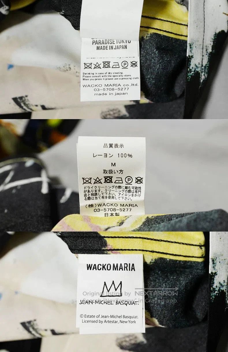 Wacko Maria Wacko Maria x Basquiat Hawaiian Shirt Size US M / EU 48-50 / 2 - 5 Thumbnail