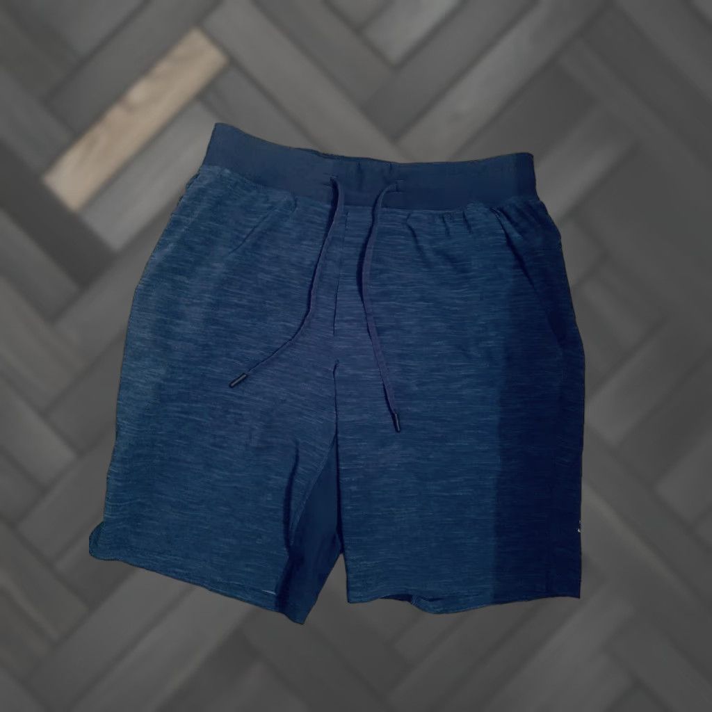 Lululemon Lululemon Pace Breaker Short 9" Mens M Blue Lined Running Gym Training Size US 31 - 1 Thumbnail